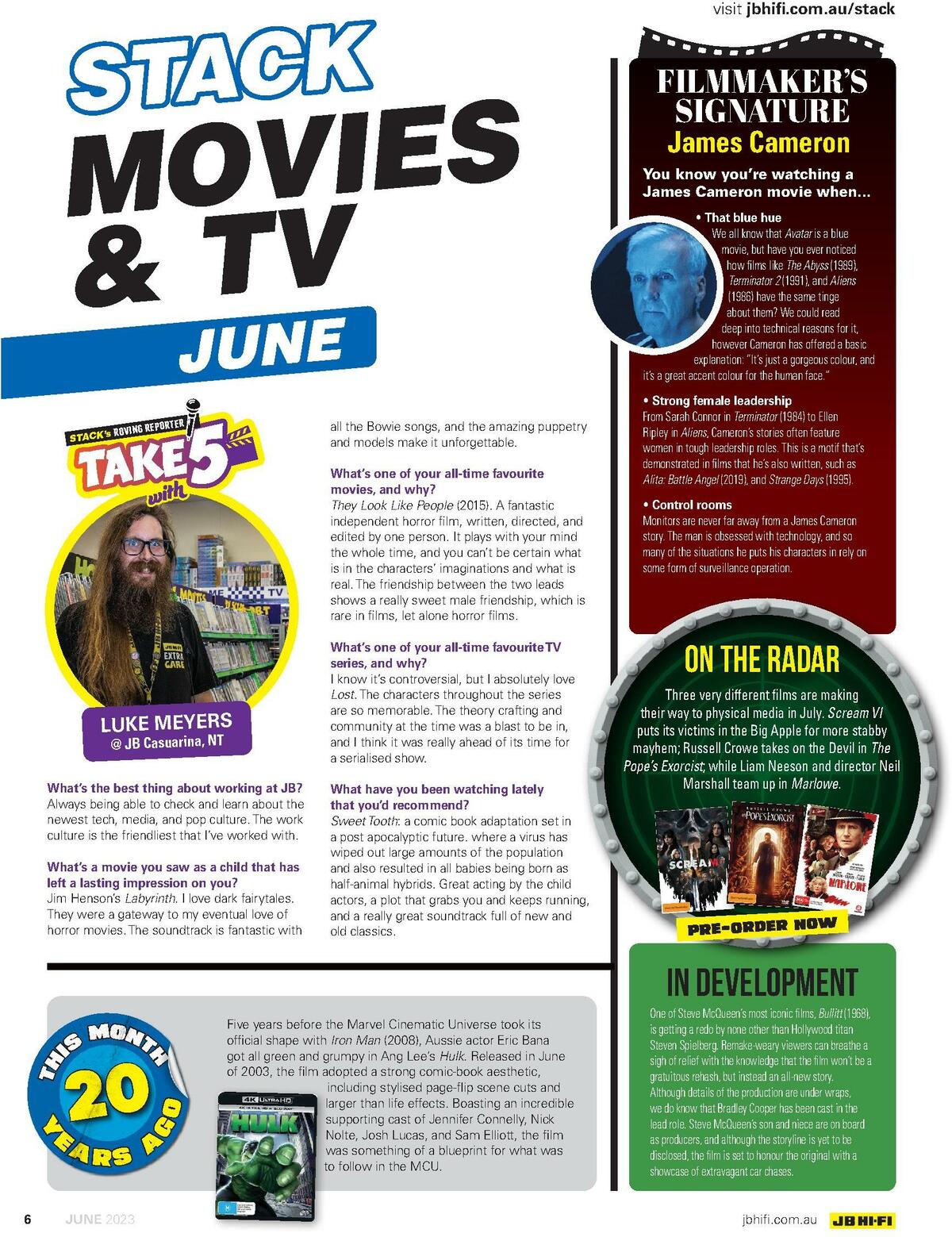 JB Hi-Fi Magazine June Catalogues from 1 June