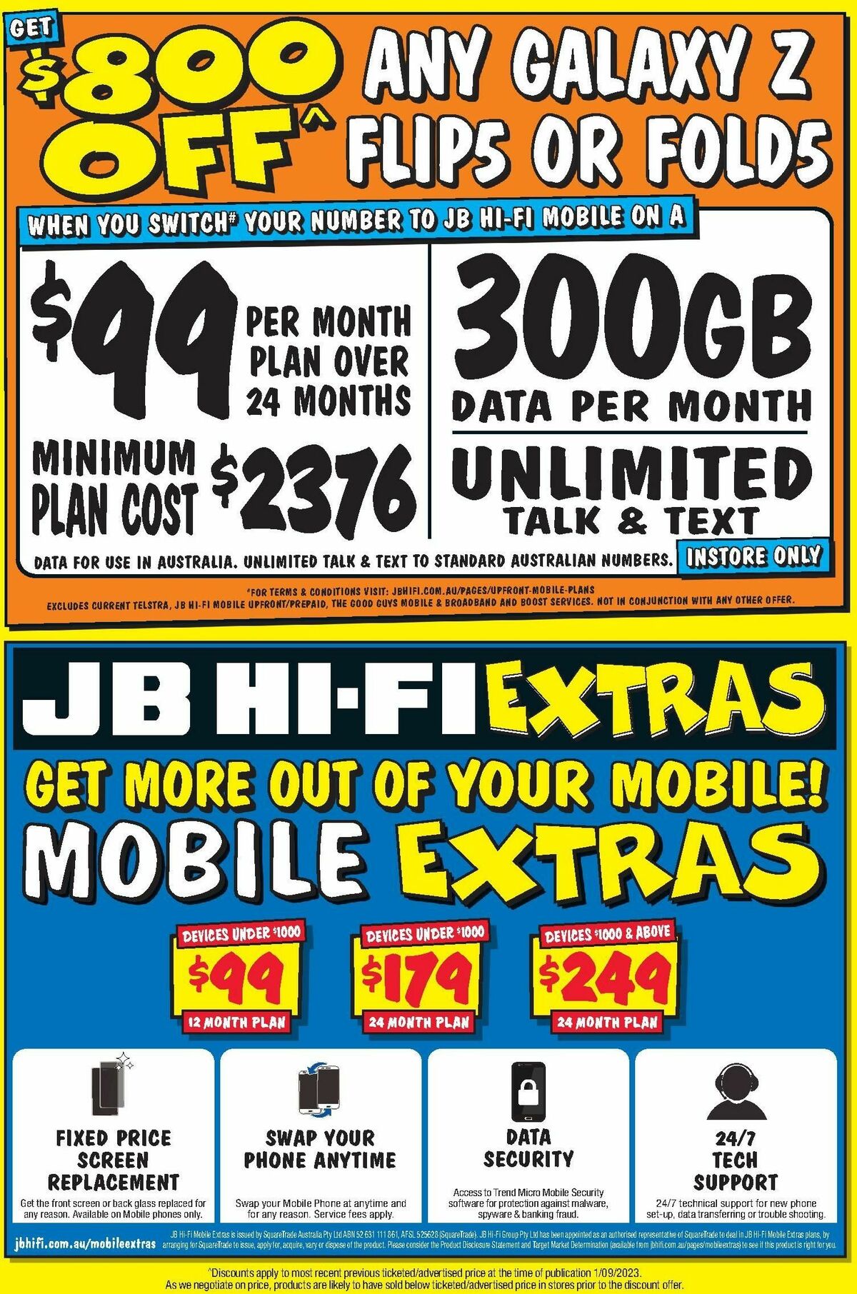 JB Hi-Fi Samsung Galaxy Catalogues from 11 September