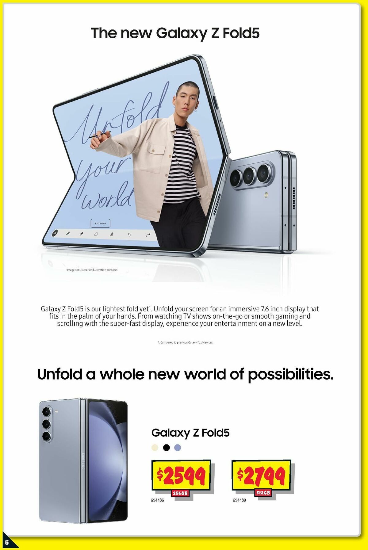 JB Hi-Fi Samsung Galaxy Catalogues from 11 September