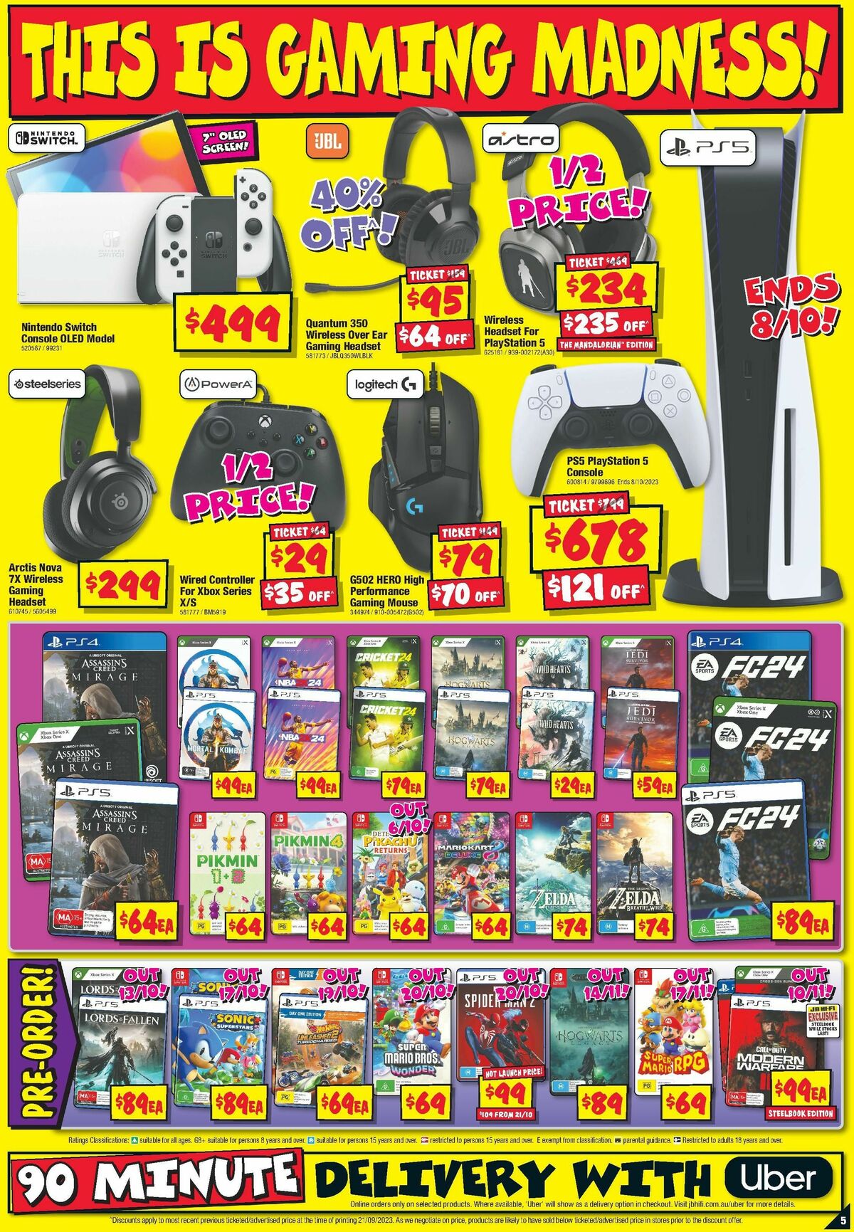 JB Hi-Fi Catalogues from 5 October