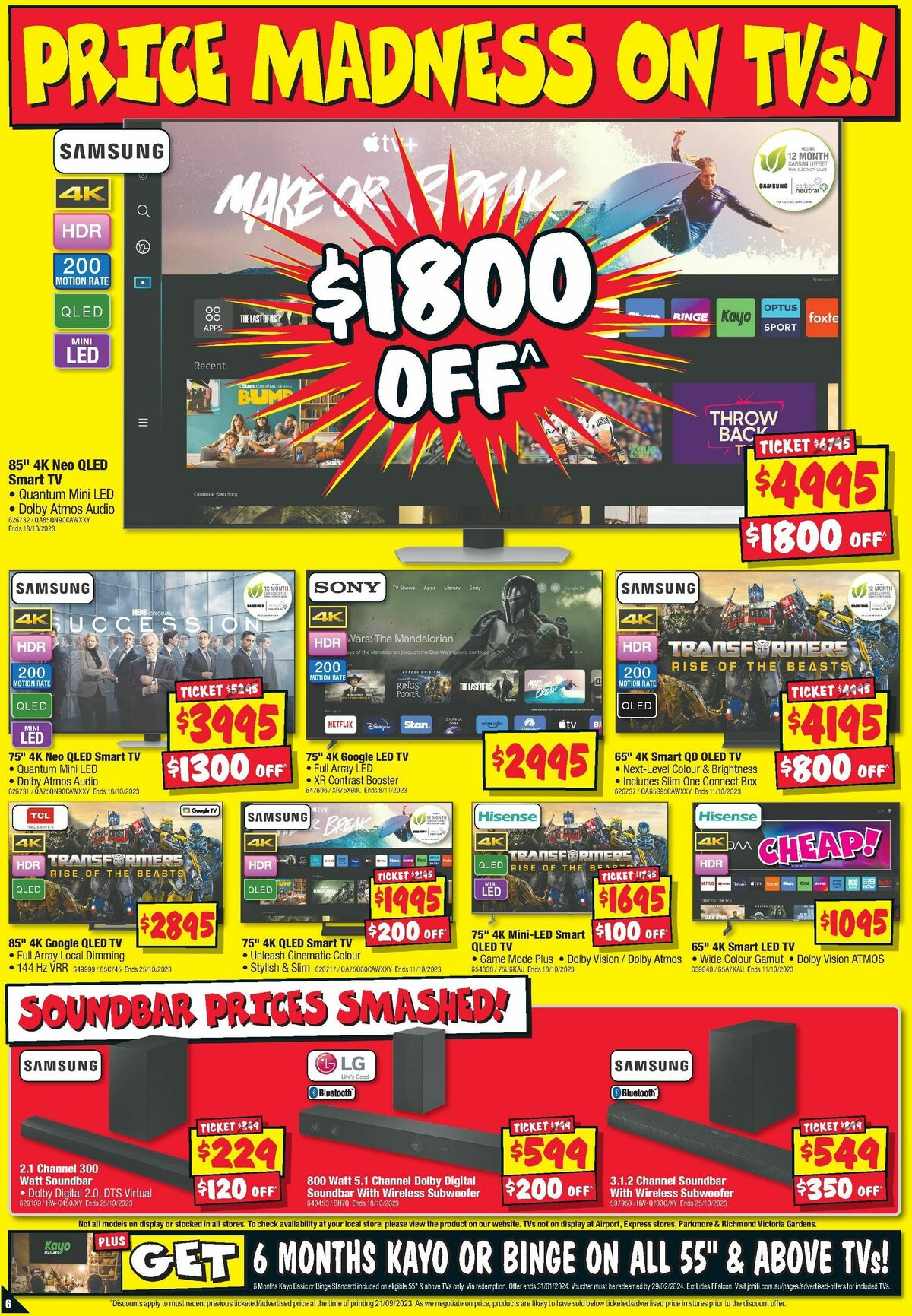 JB Hi-Fi Catalogues from 5 October