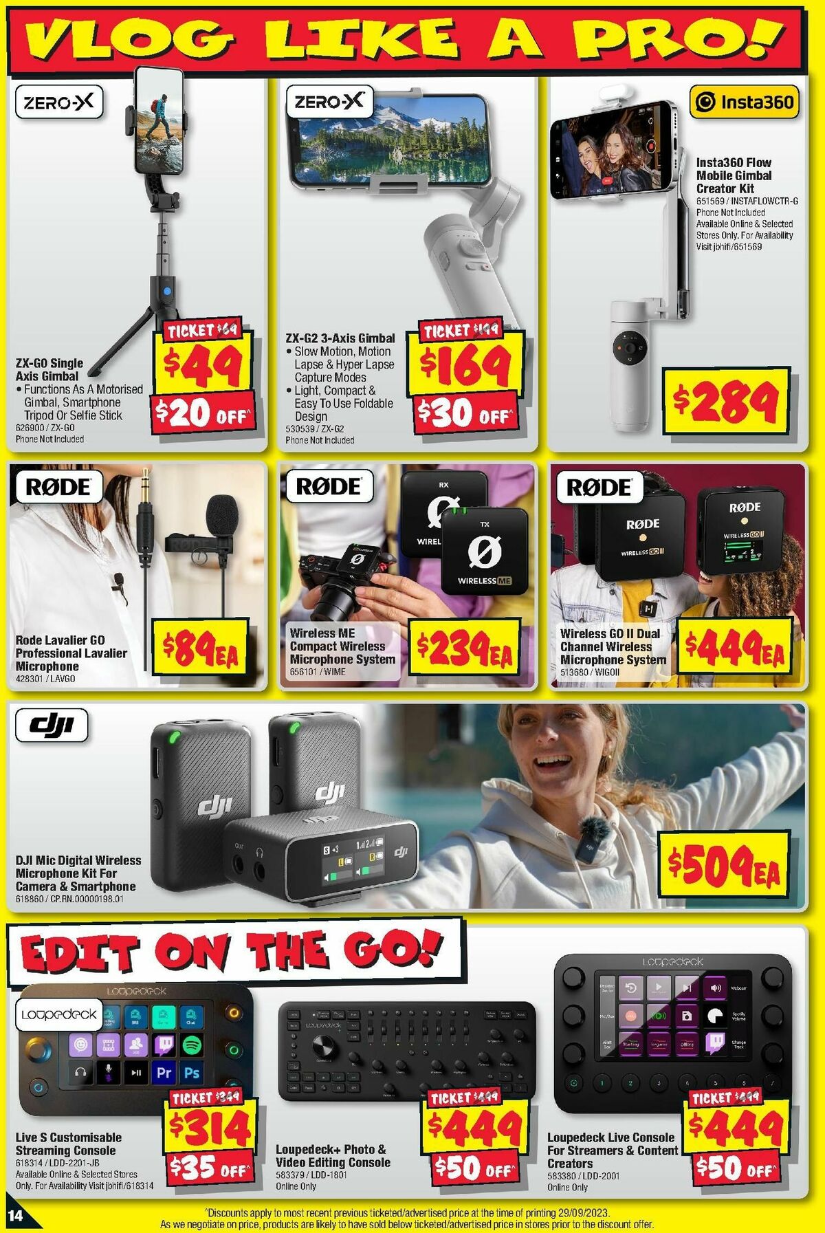 JB Hi-Fi Camera Bonanza Catalogues from 12 October