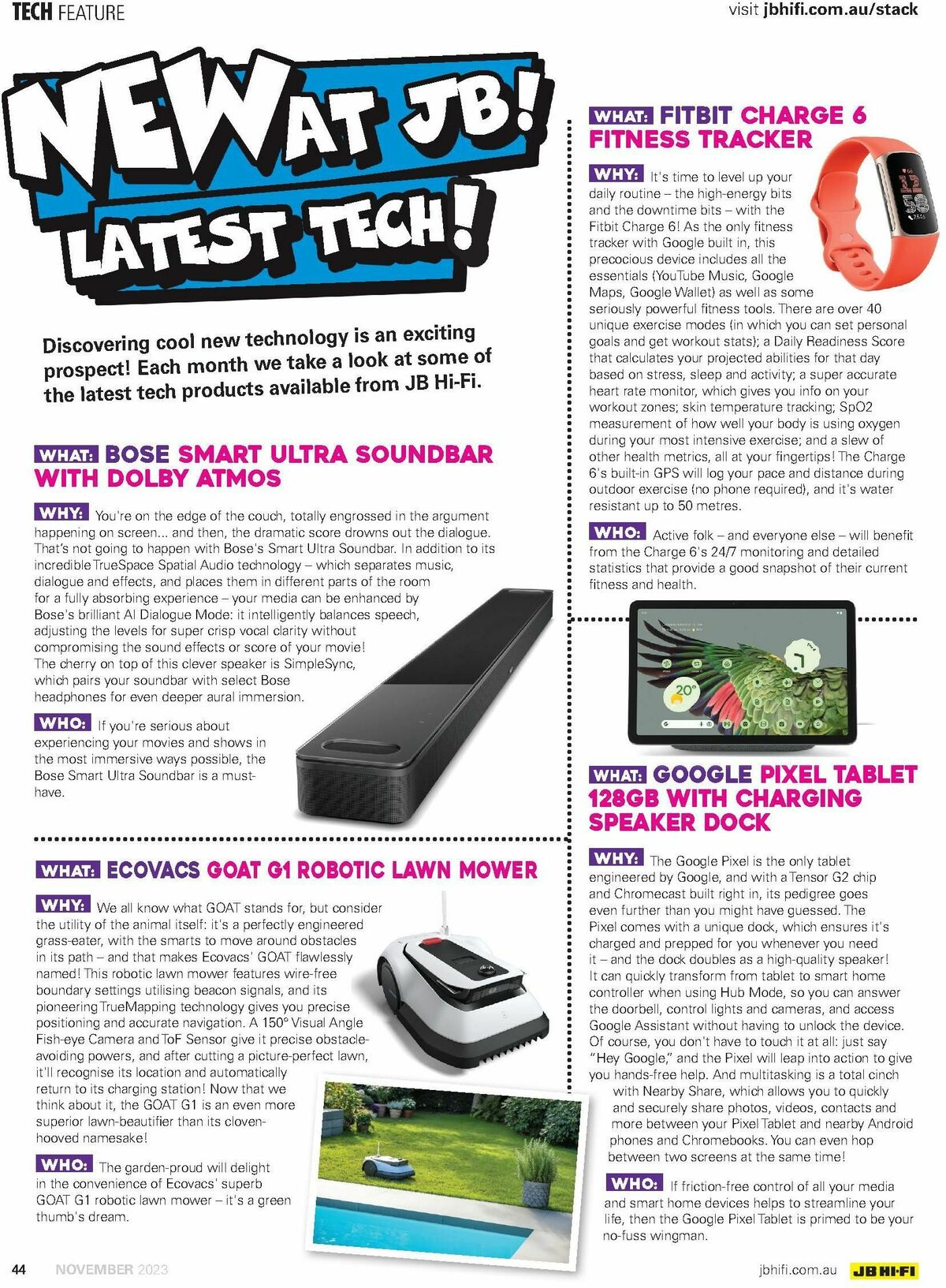 JB Hi-Fi Magazine November Catalogues from 1 November