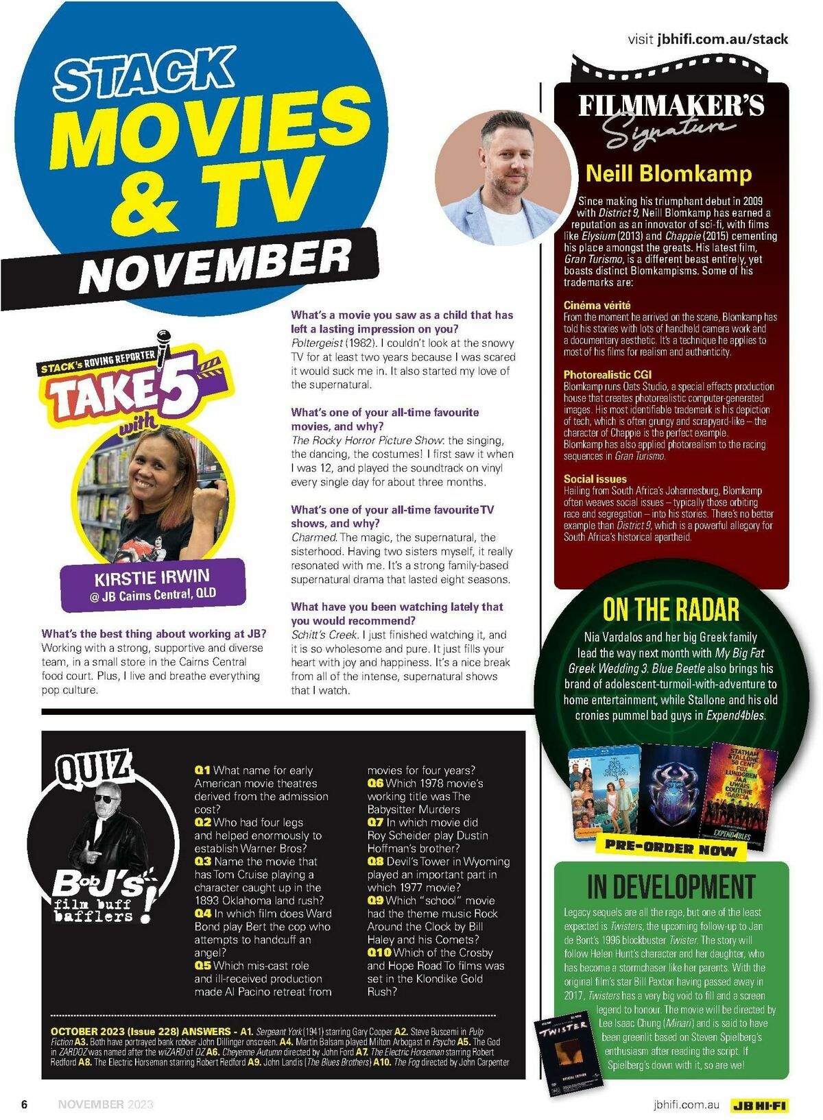 JB Hi-Fi Magazine November Catalogues from 1 November