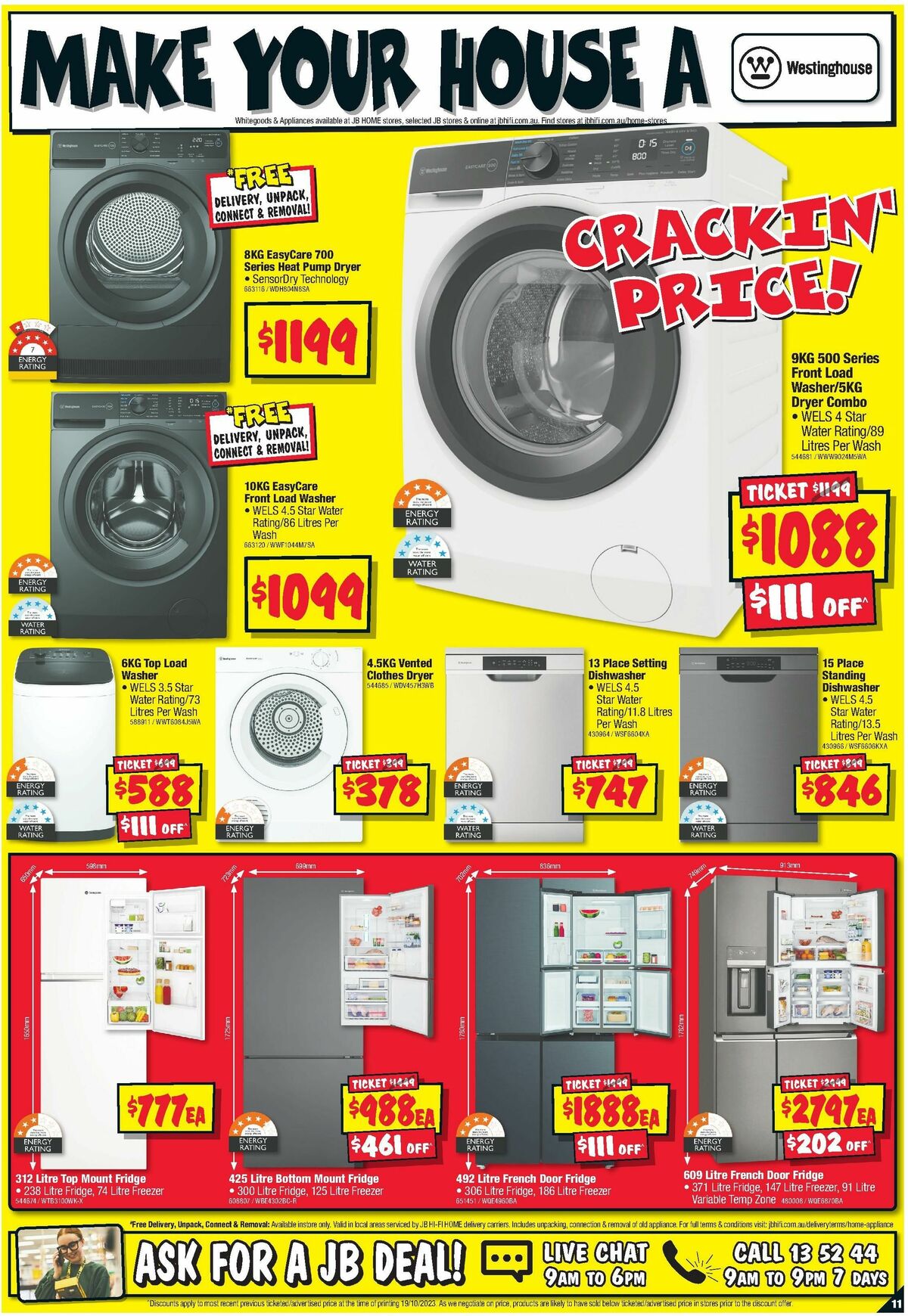 JB Hi-Fi Home Appliance Sellout Catalogues from 2 November