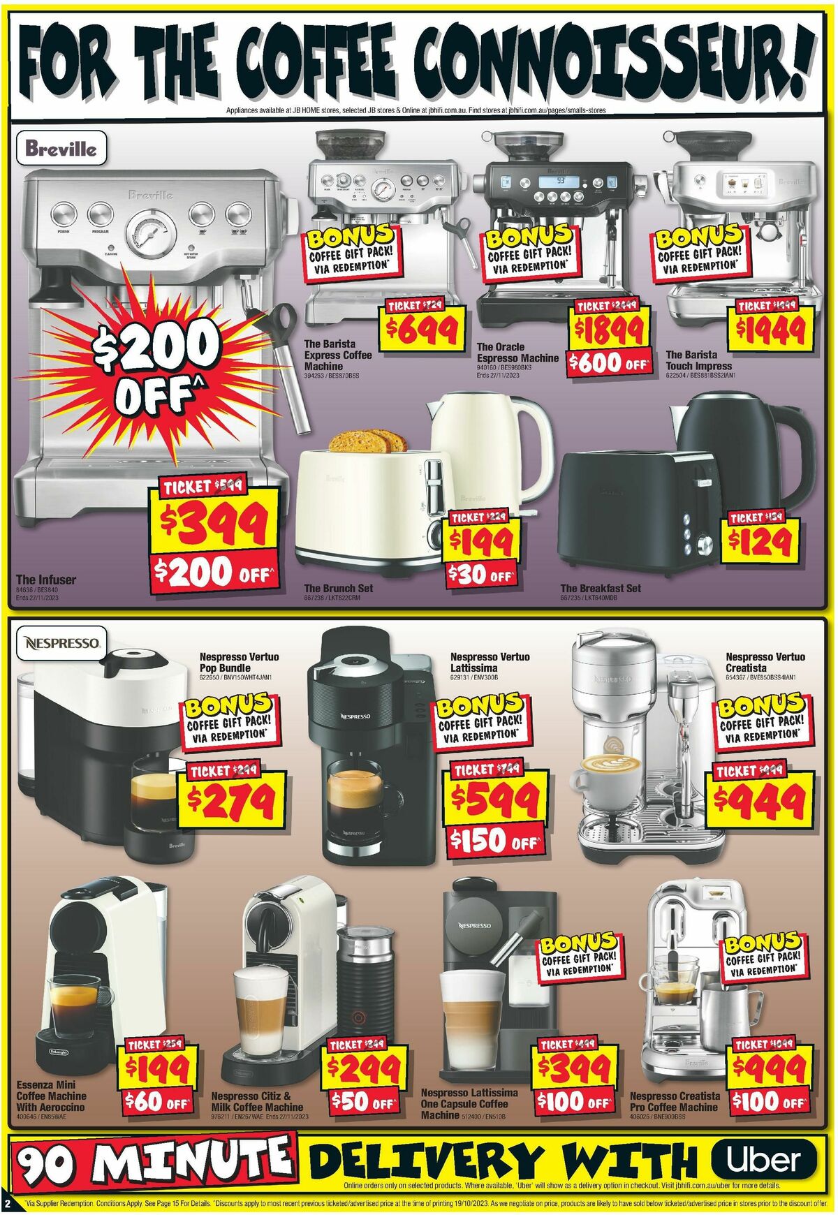 JB Hi-Fi Home Appliance Sellout Catalogues from 2 November