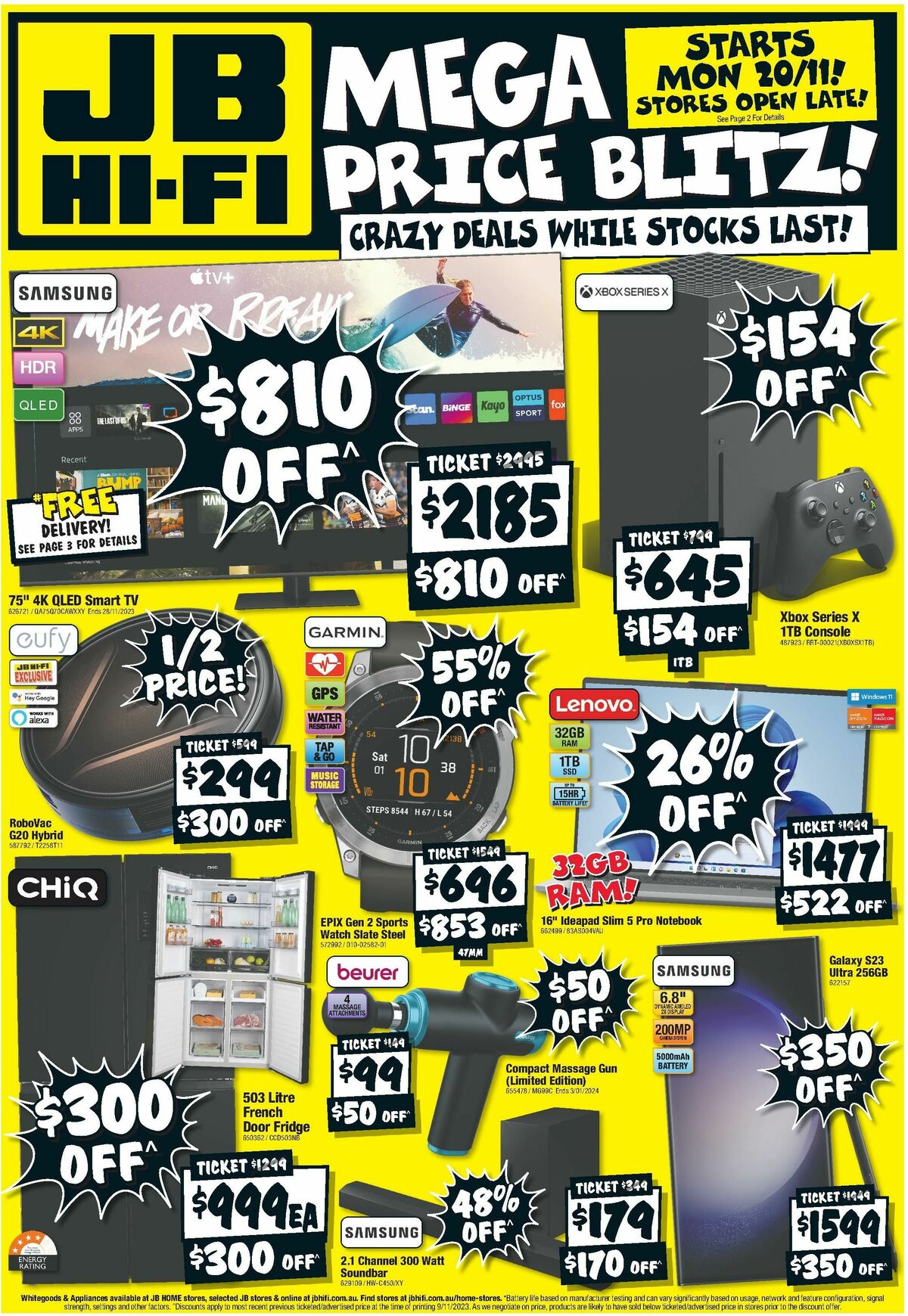 JB Hi-Fi Catalogues from 20 November