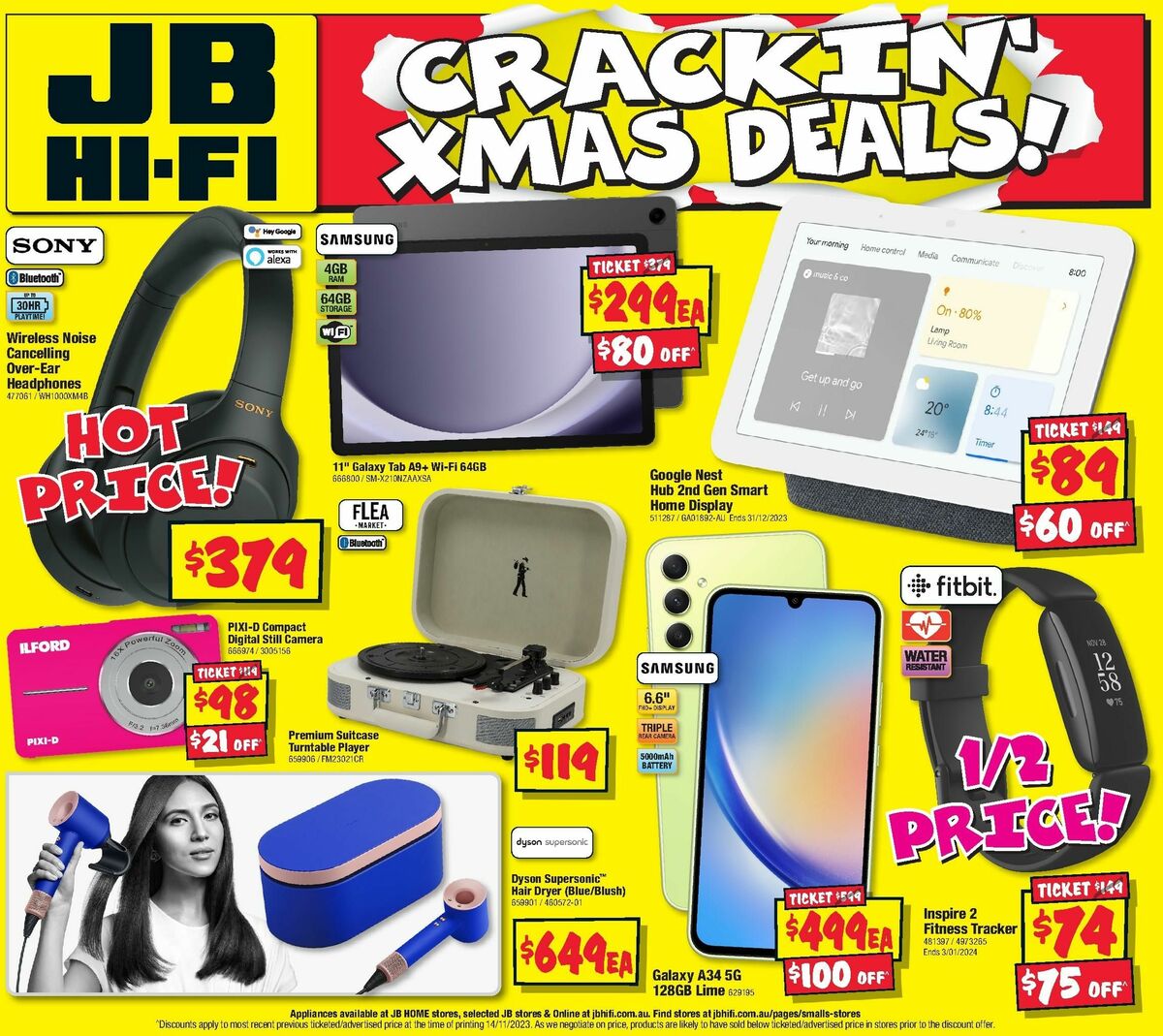 JB Hi-Fi Crackin Xmas Deal Catalogues from 30 November