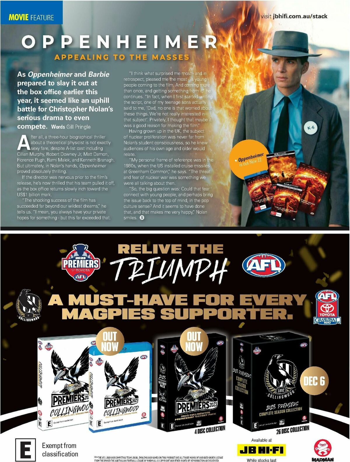 JB Hi-Fi Magazine December Catalogues from 1 December