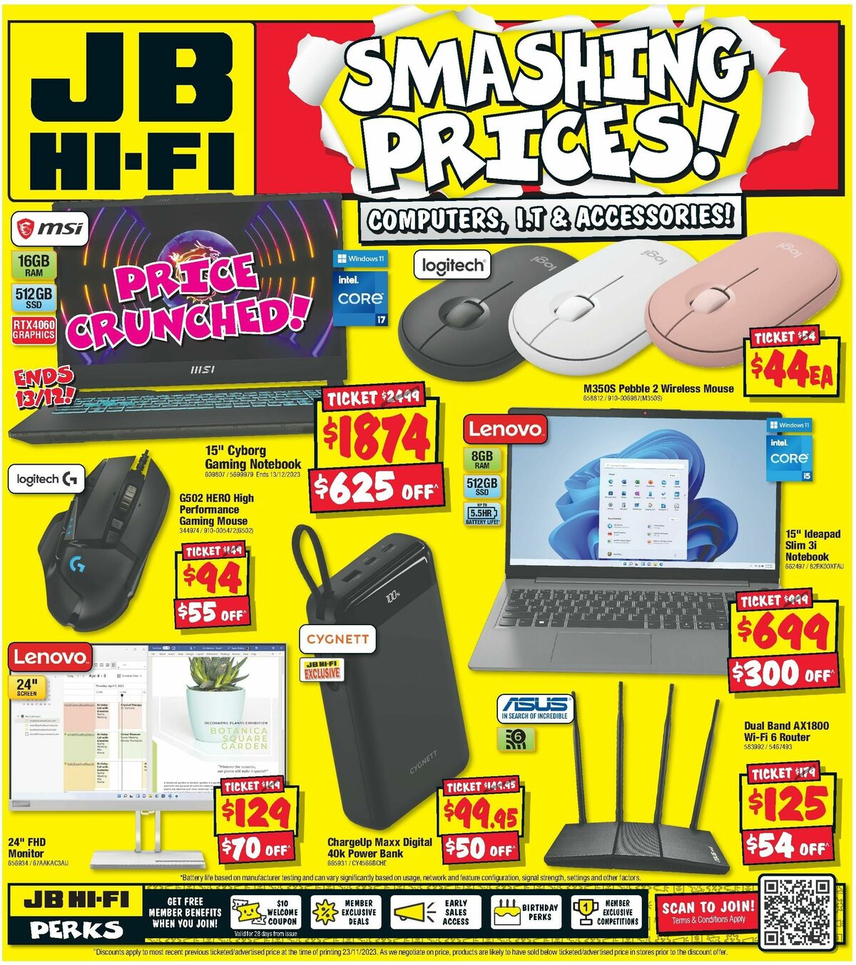 JB Hi-Fi Computers, I.T. & Accessories Catalogues from 7 December