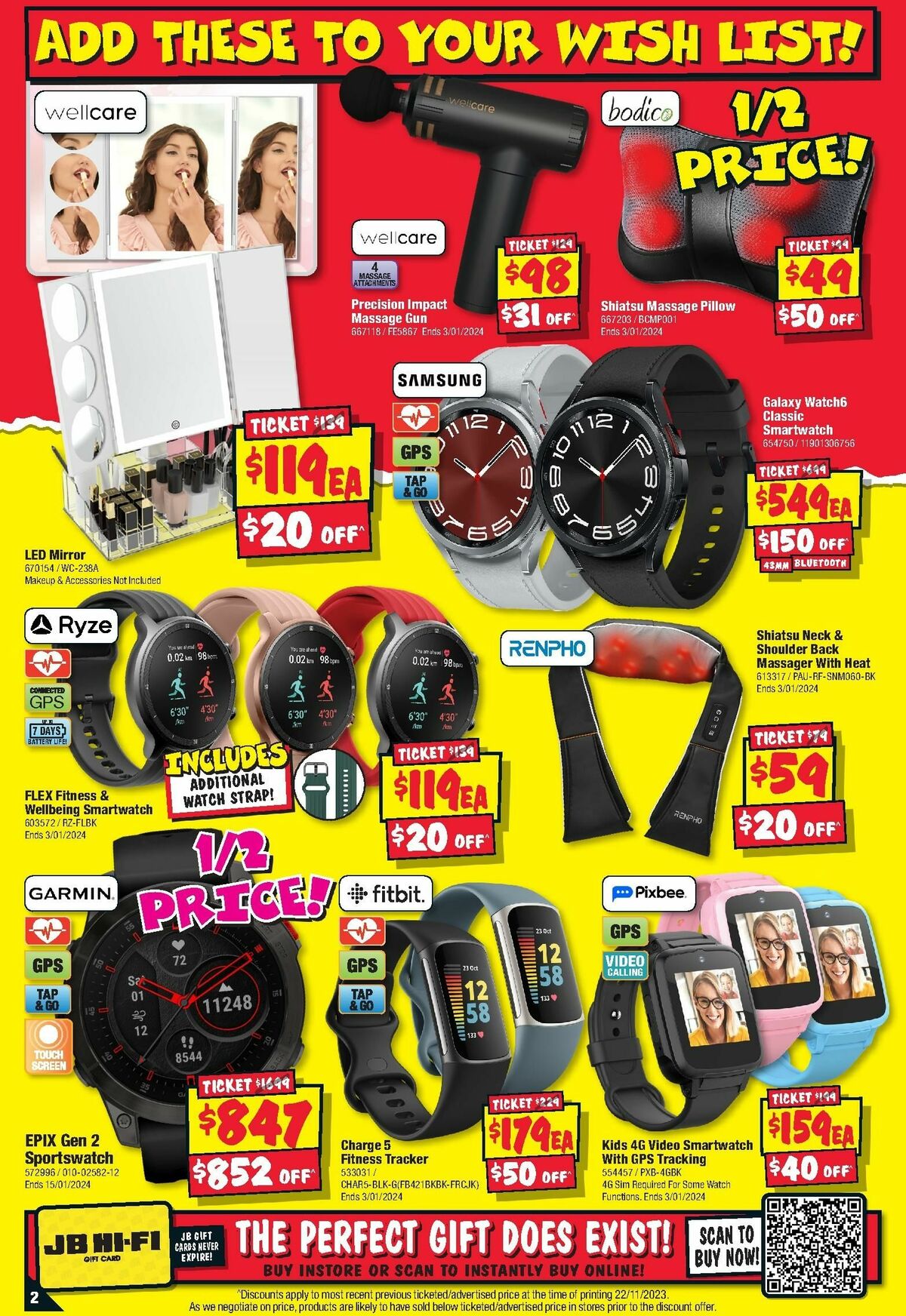 JB Hi-Fi Crackin Xmas Deal on Fitness, Health & Wellness Catalogues from 7 December