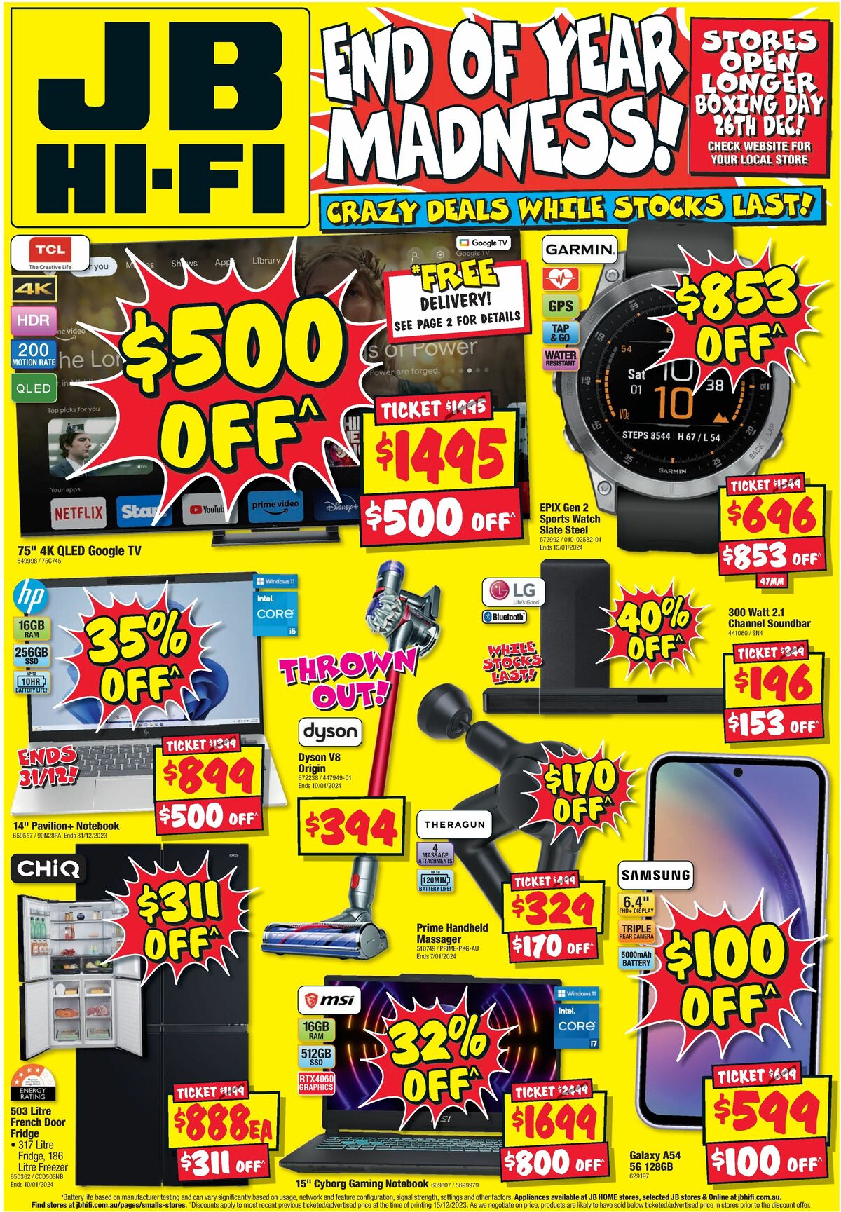 JB Hi-Fi Catalogues from 26 December