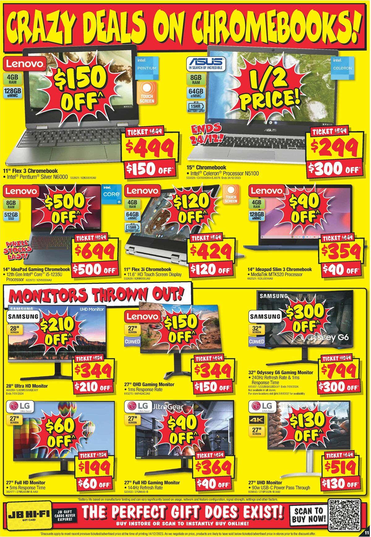 JB Hi-Fi End of Year Madness Catalogues from 26 December