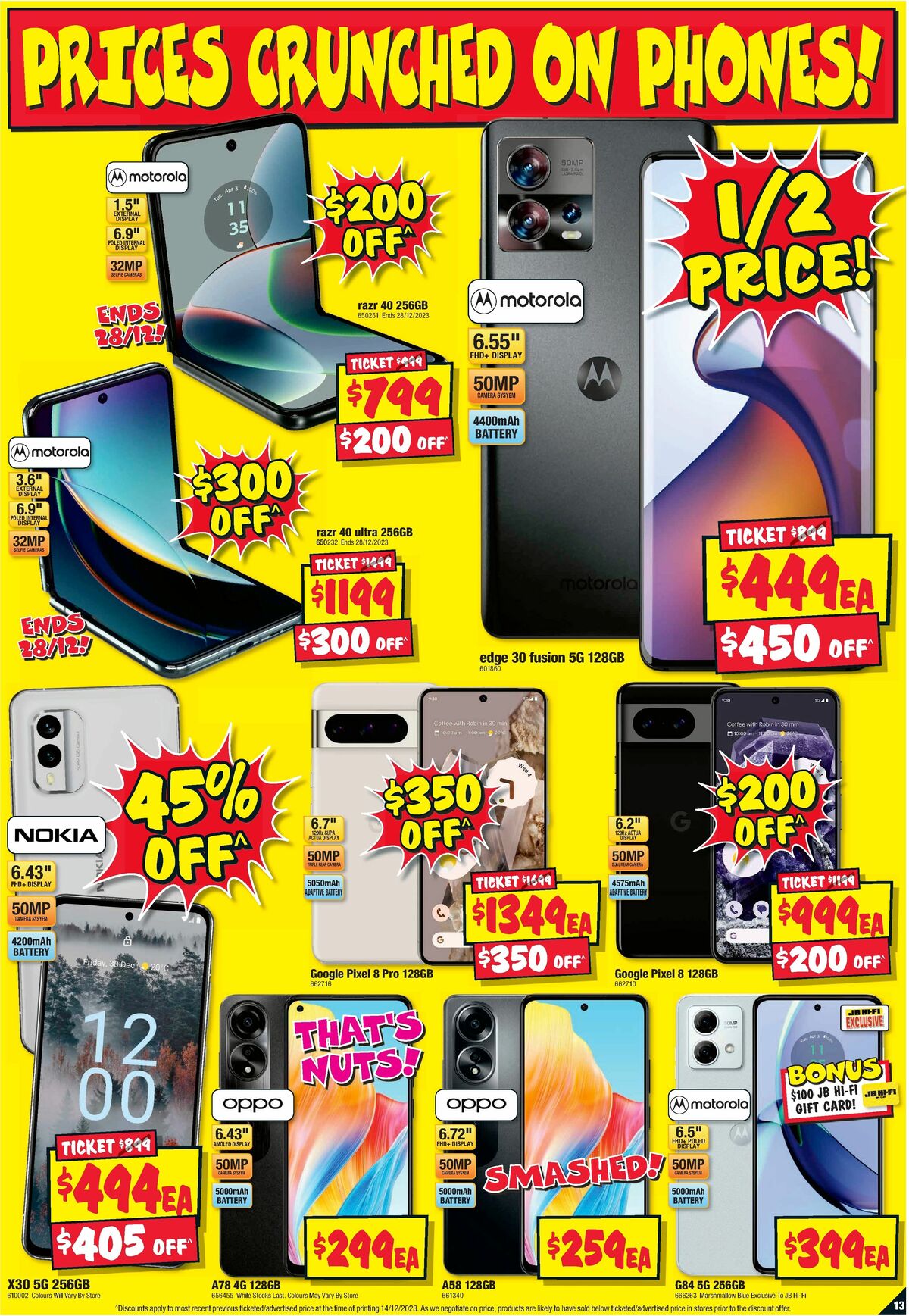 JB Hi-Fi End of Year Madness Catalogues from 26 December