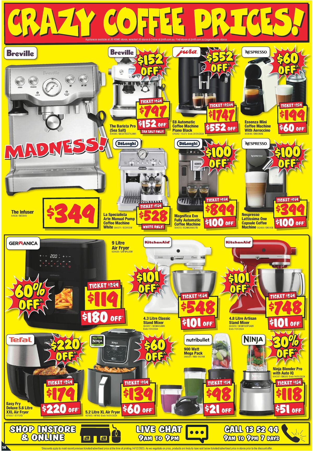 JB Hi-Fi End of Year Madness Catalogues from 26 December