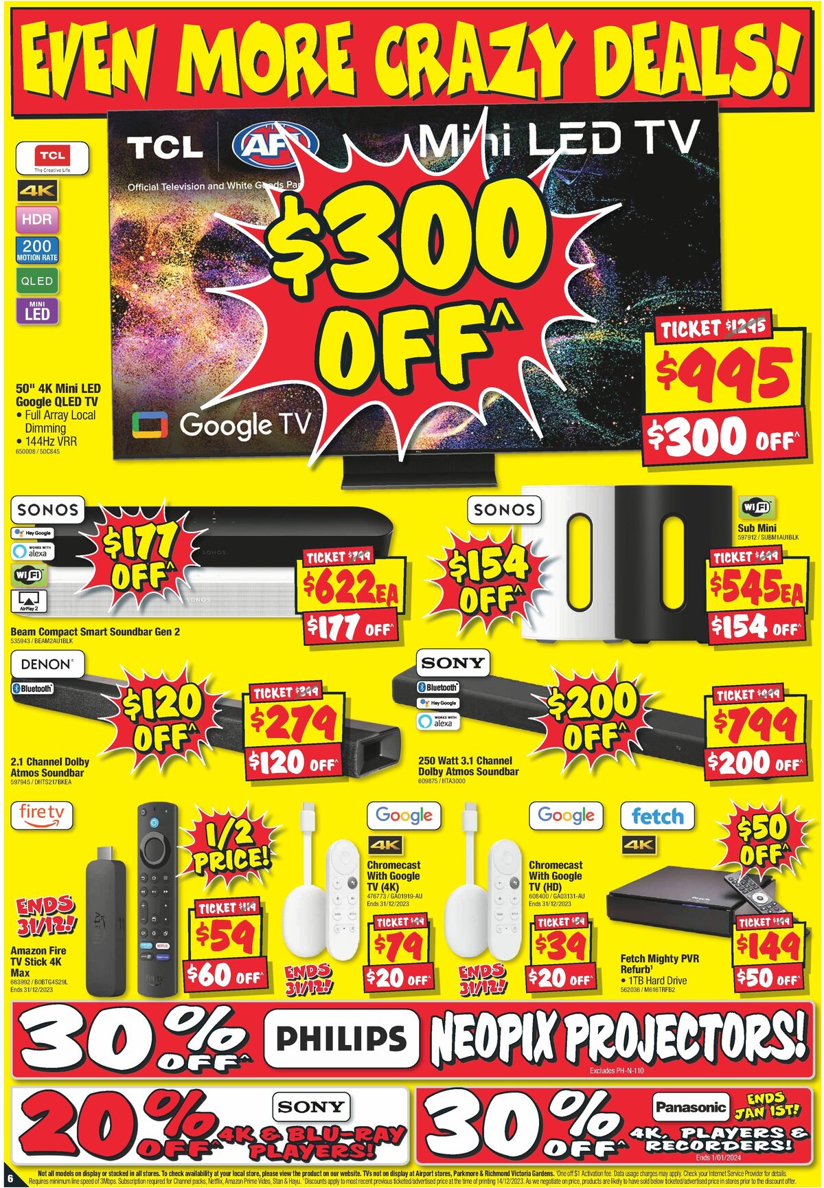 JB Hi-Fi End of Year Madness Catalogues from 26 December