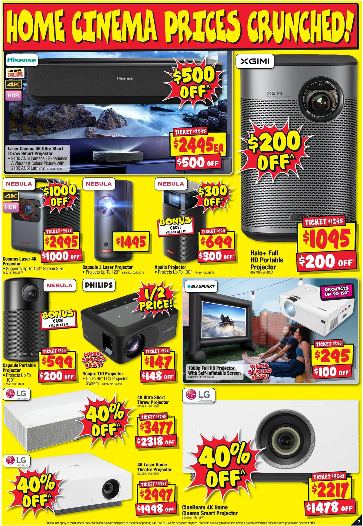 JB Hi-Fi End of Year Madness Catalogues from 26 December