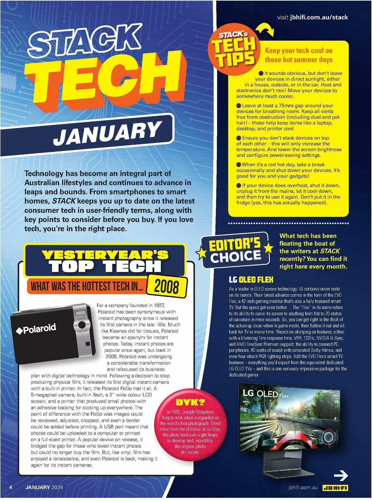 JB Hi-Fi Magazine January Catalogues from 1 January