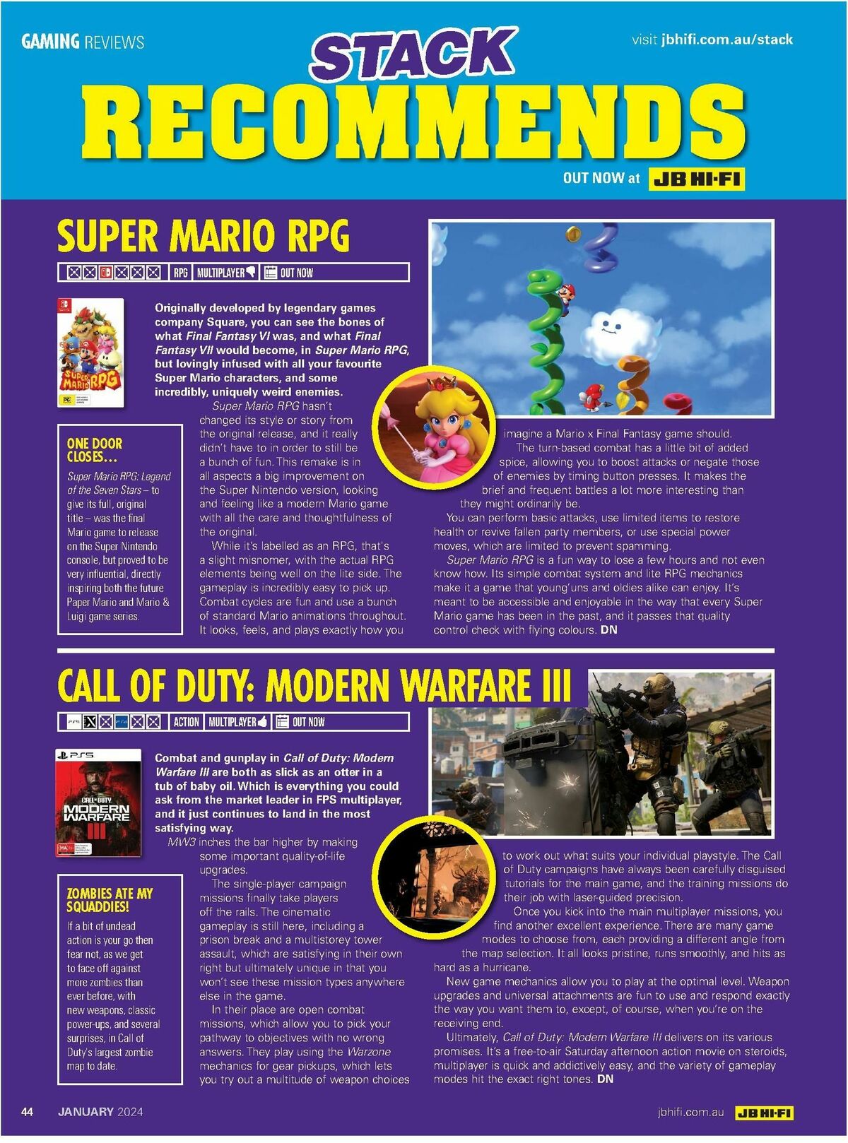 JB Hi-Fi Magazine January Catalogues from 1 January