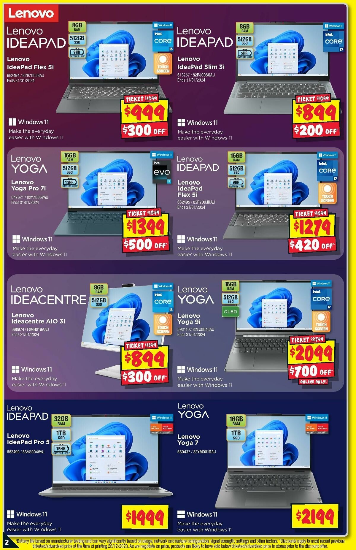 JB Hi-Fi Back to School Computers Catalogues from 11 January