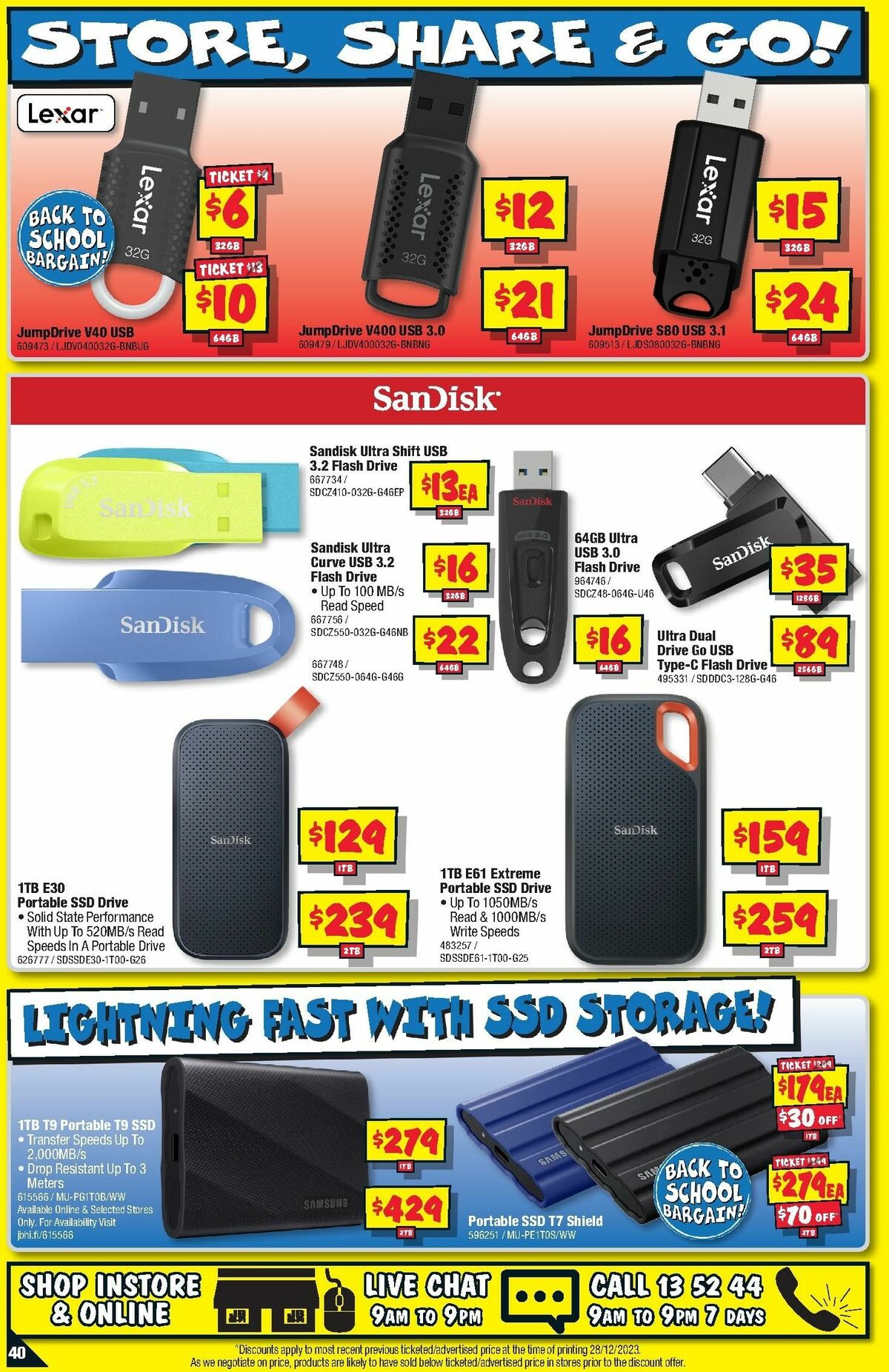 JB Hi-Fi Back to School Computers Catalogues from 11 January