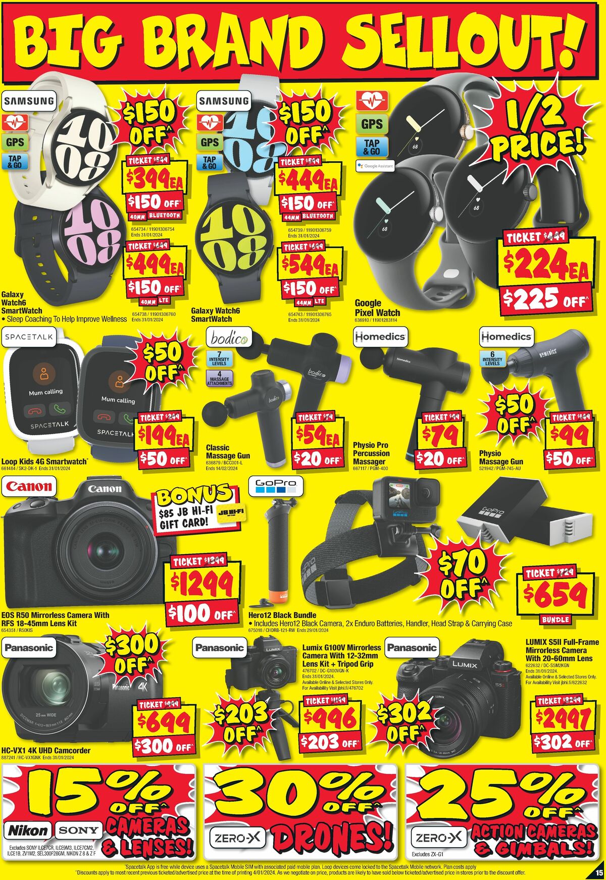 JB Hi-Fi Big Brand Sellout! Catalogues from 18 January