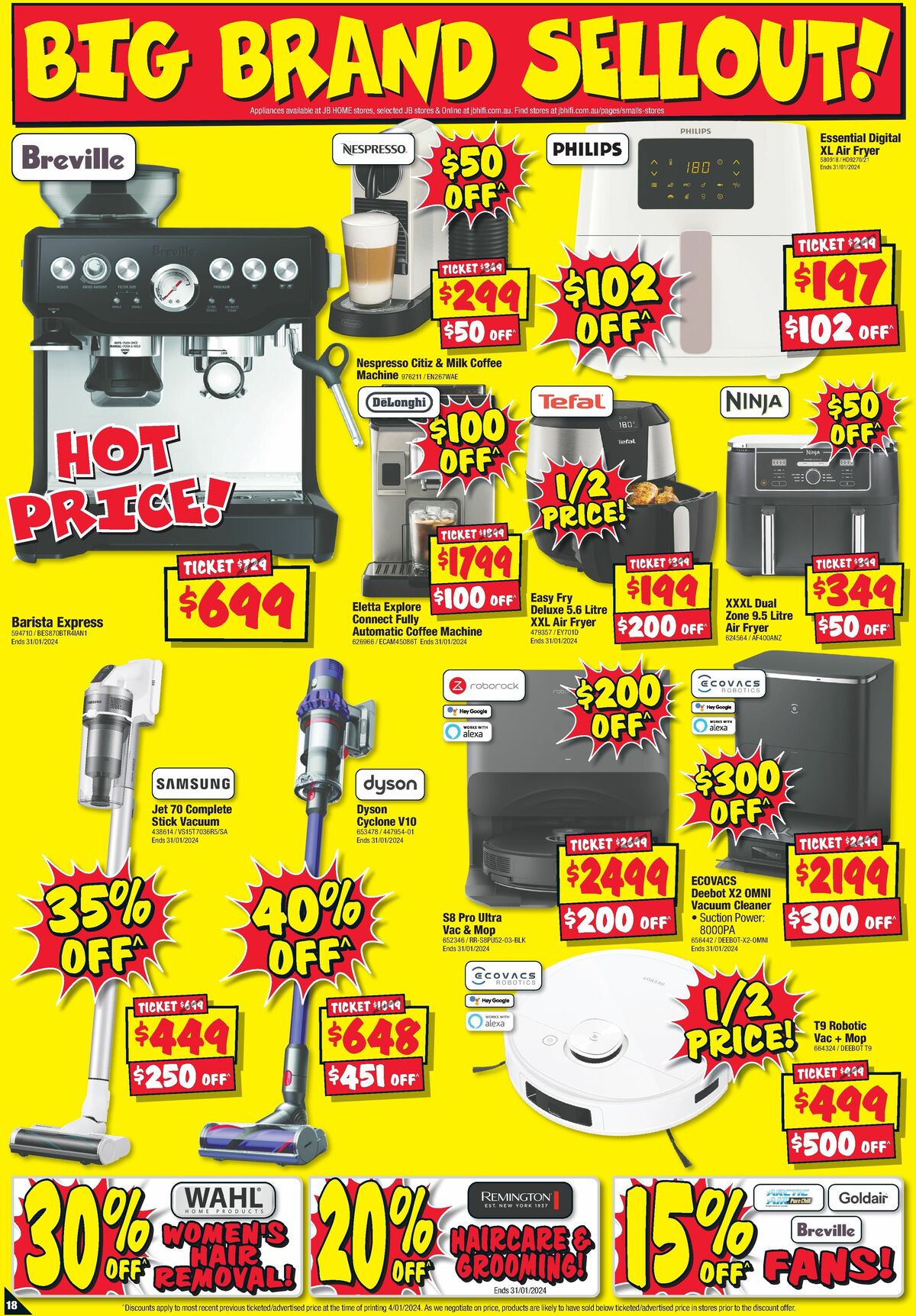 JB Hi-Fi Big Brand Sellout! Catalogues from 18 January