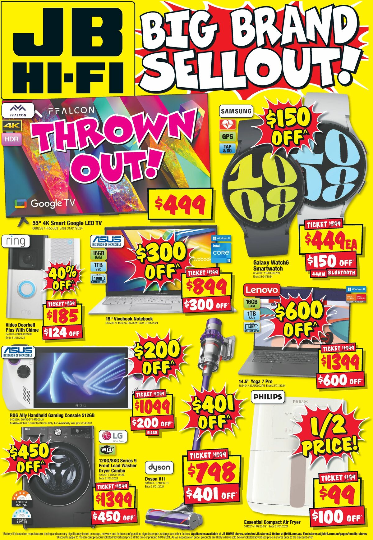 JB Hi-Fi Big Brand Sellout! Catalogues from 18 January