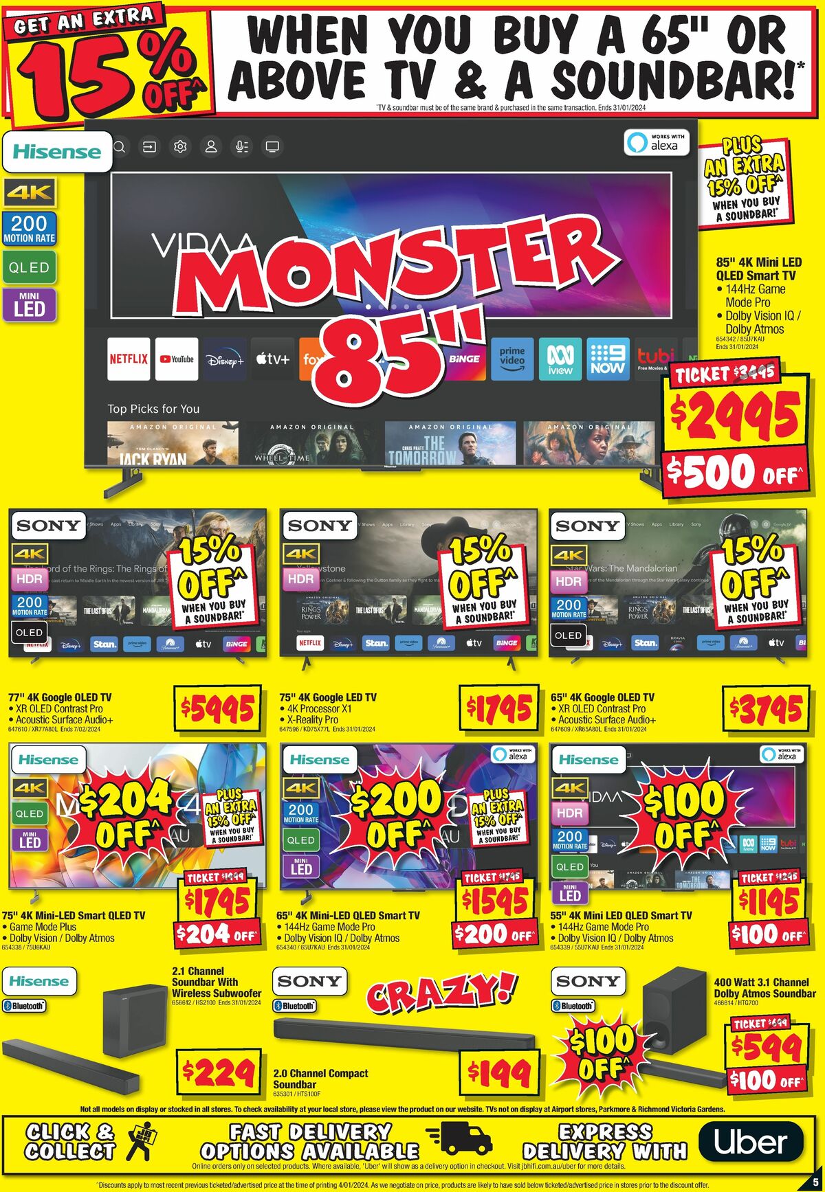 JB Hi-Fi Big Brand Sellout! Catalogues from 18 January