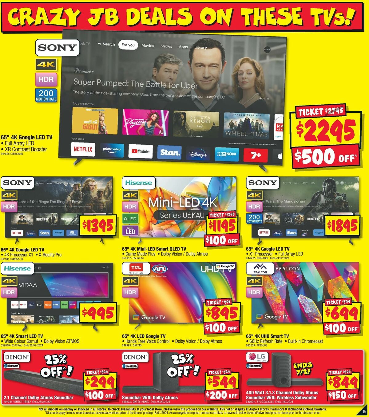 JB Hi-Fi Catalogues from 1 February