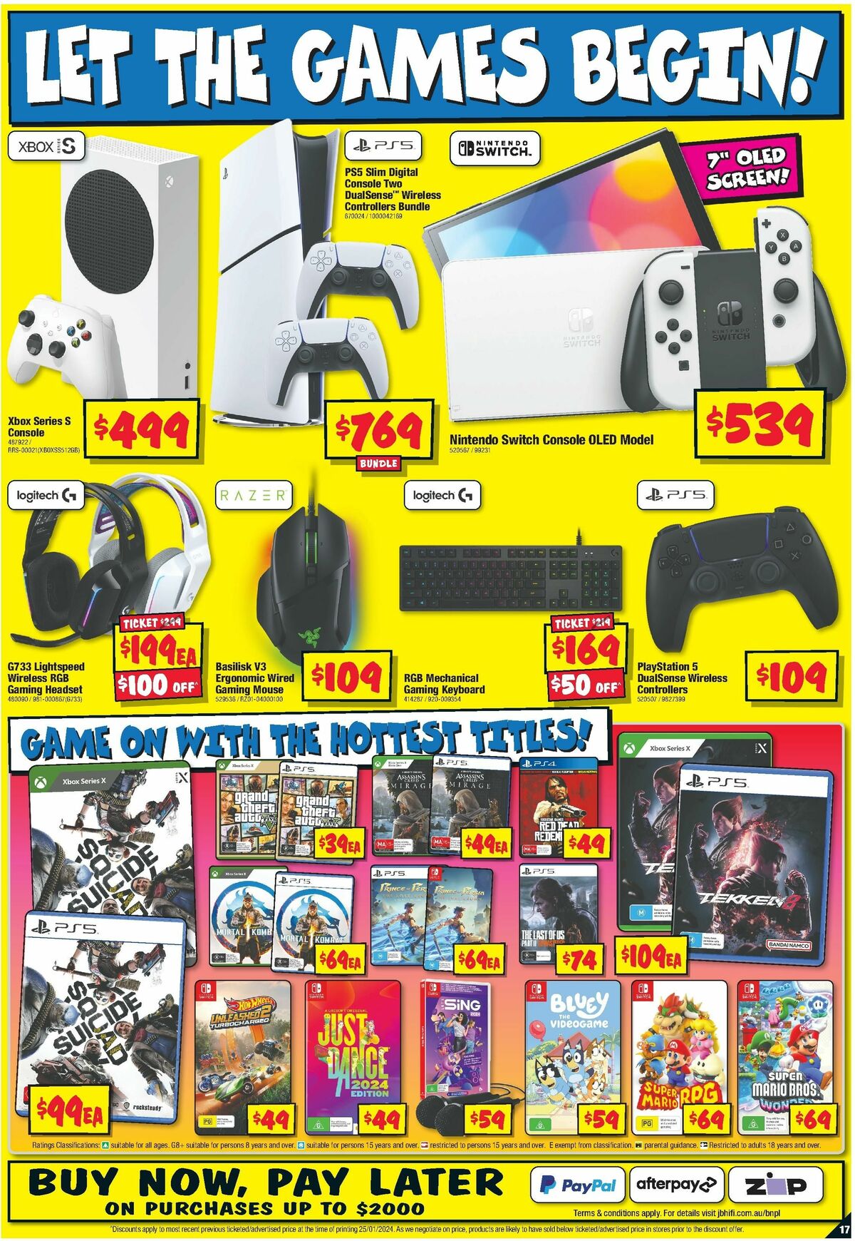 JB Hi-Fi Back to Uni Bargains Catalogues from 8 February