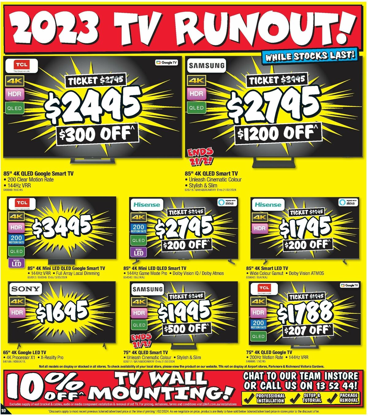 JB Hi-Fi Runout Deals Catalogues from 15 February