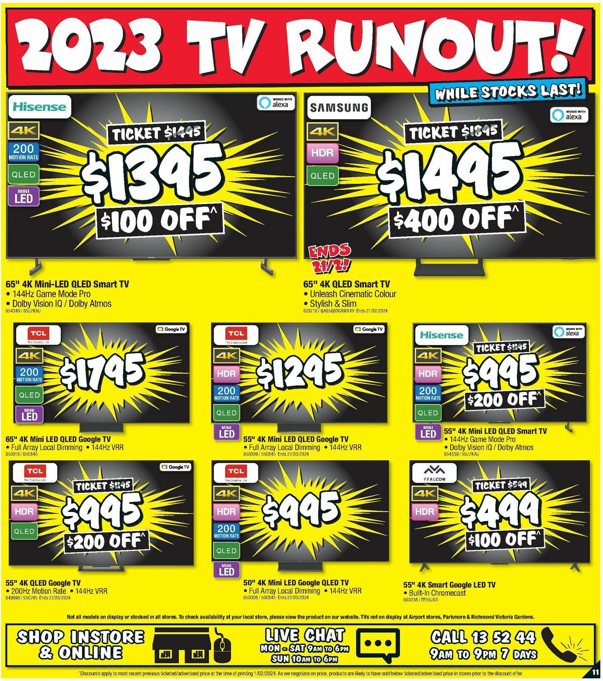 JB Hi-Fi Runout Deals Catalogues from 15 February