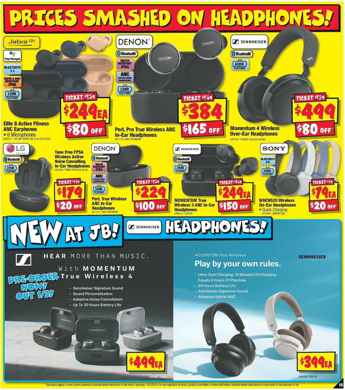 JB Hi-Fi Runout Deals Catalogues from 15 February