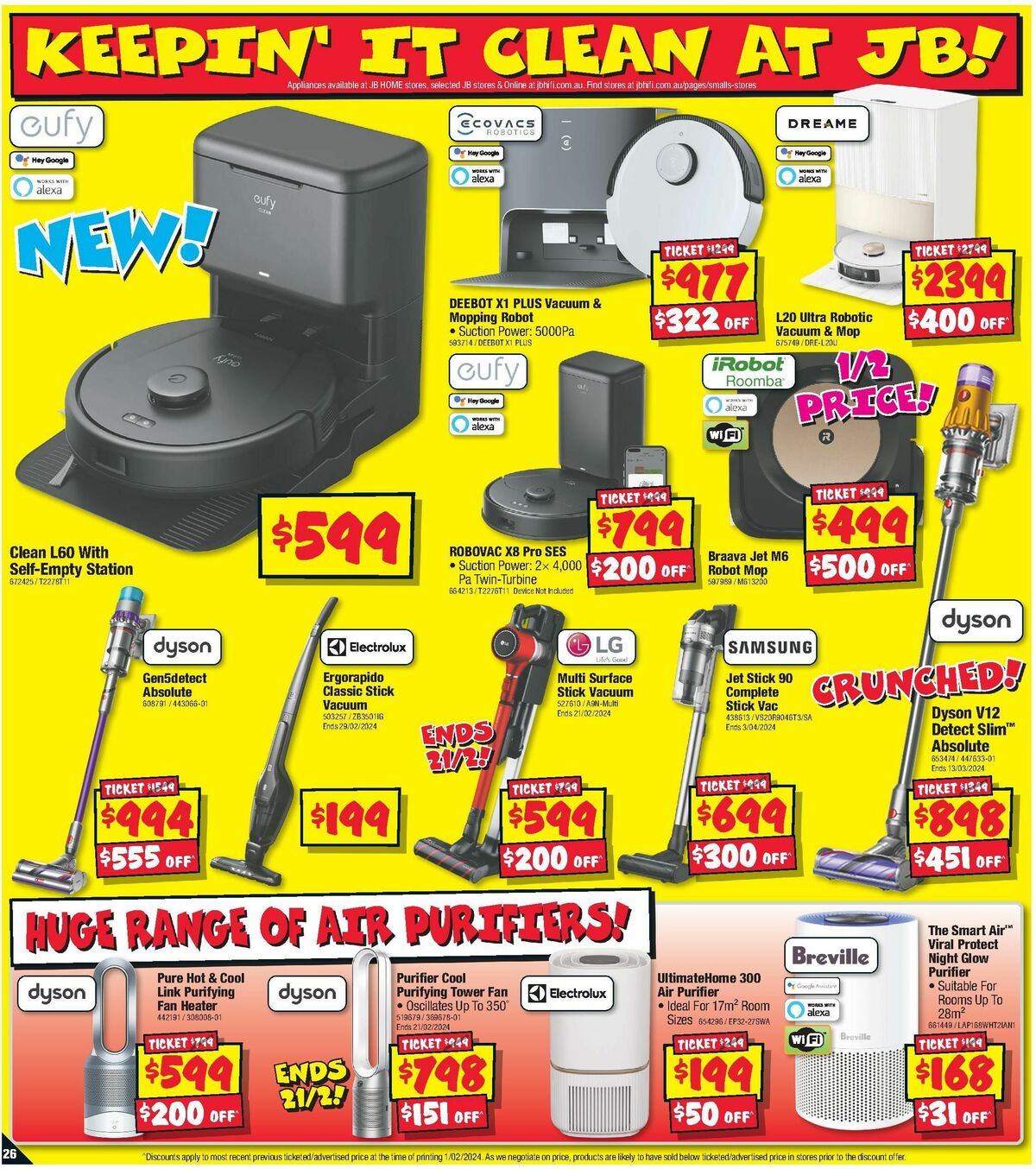 JB Hi-Fi Runout Deals Catalogues from 15 February