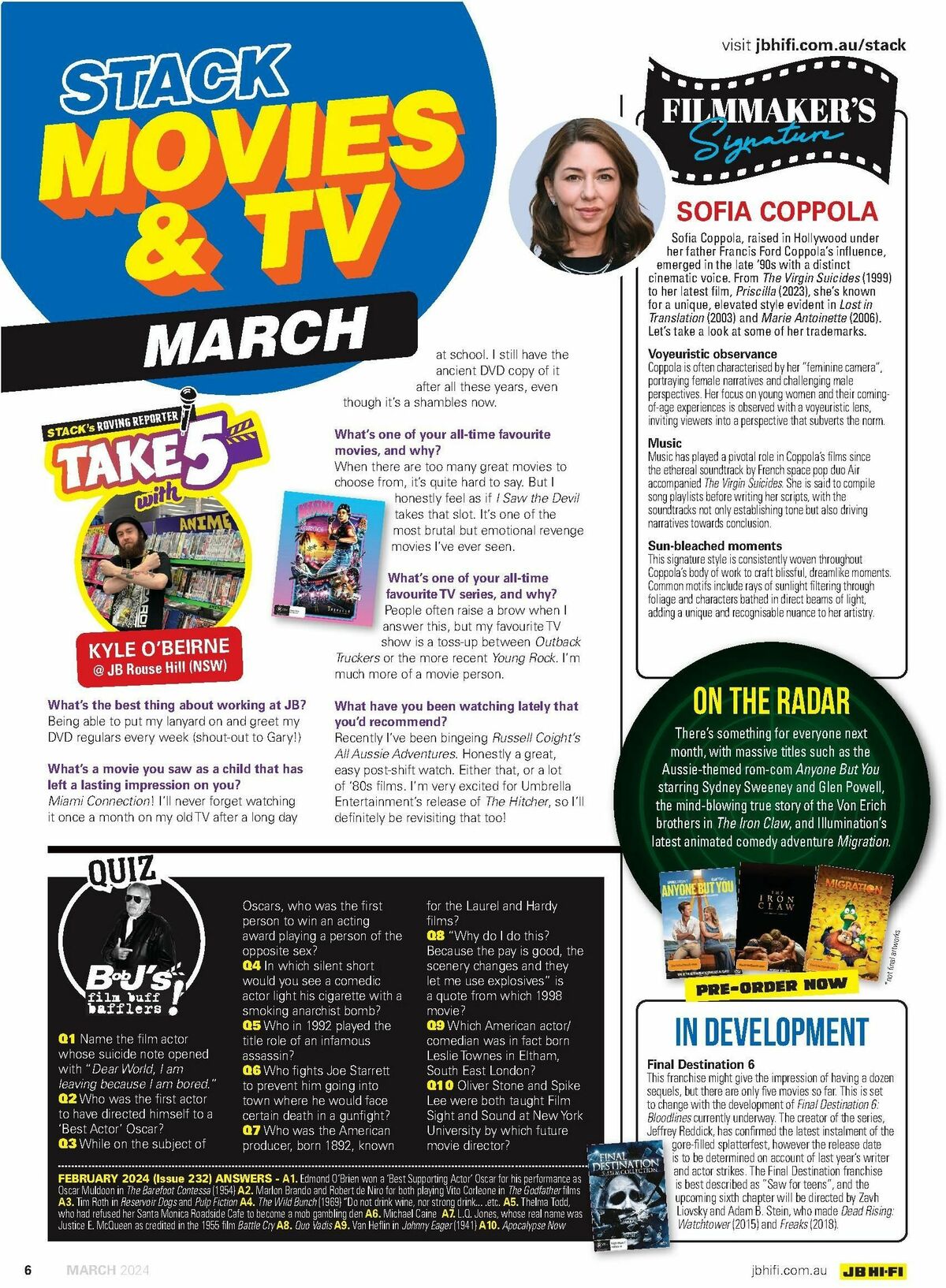 JB Hi-Fi Magazine March Catalogues from 1 March