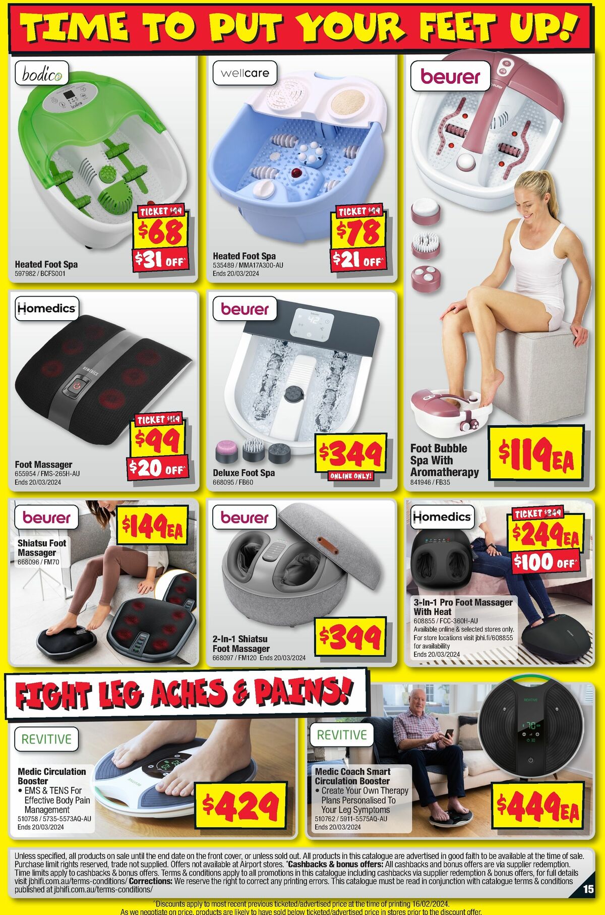 JB Hi-Fi Fitness, Health& Wellbieg Catalogues from 5 March