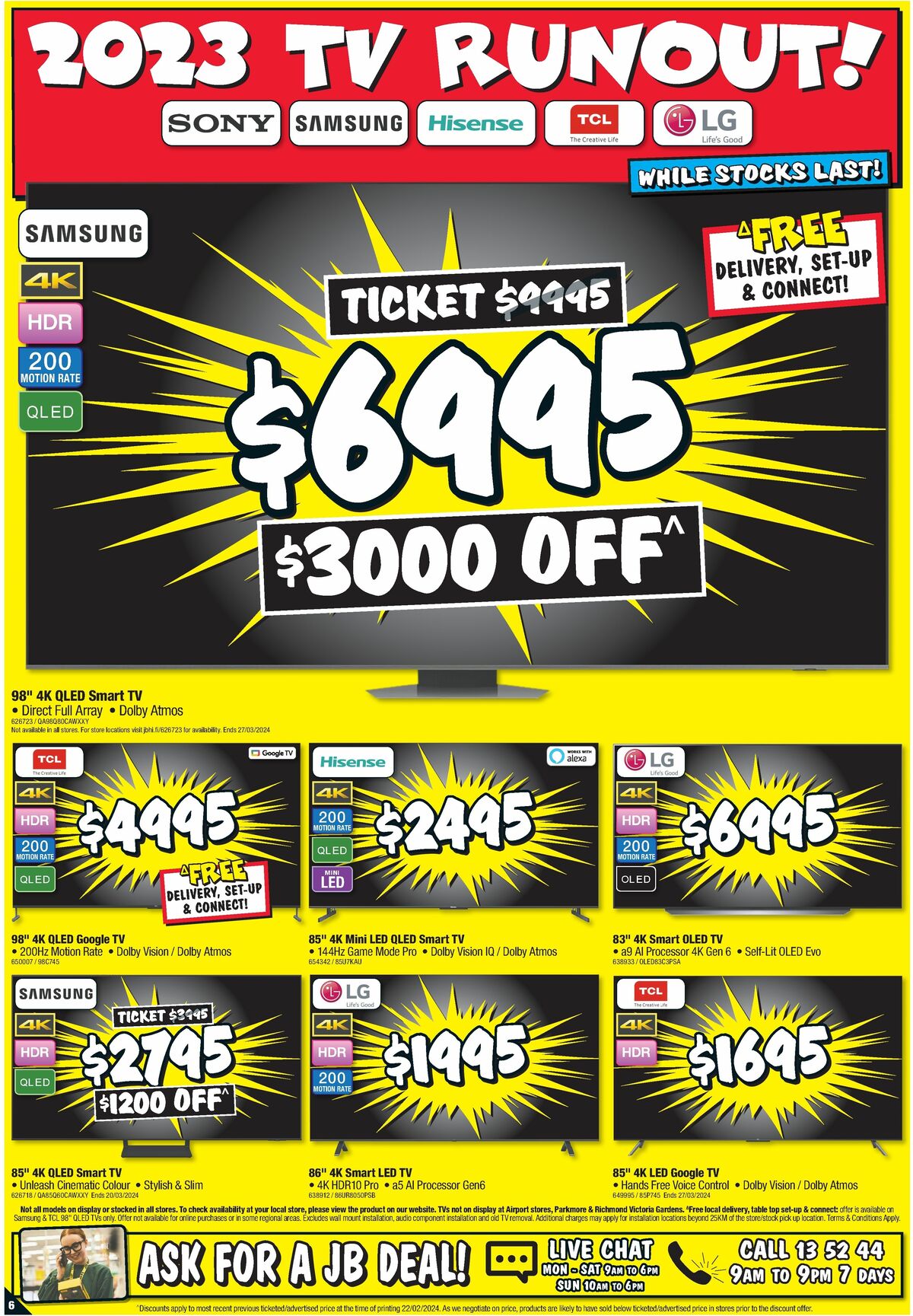 JB Hi-Fi Catalogues from 6 March