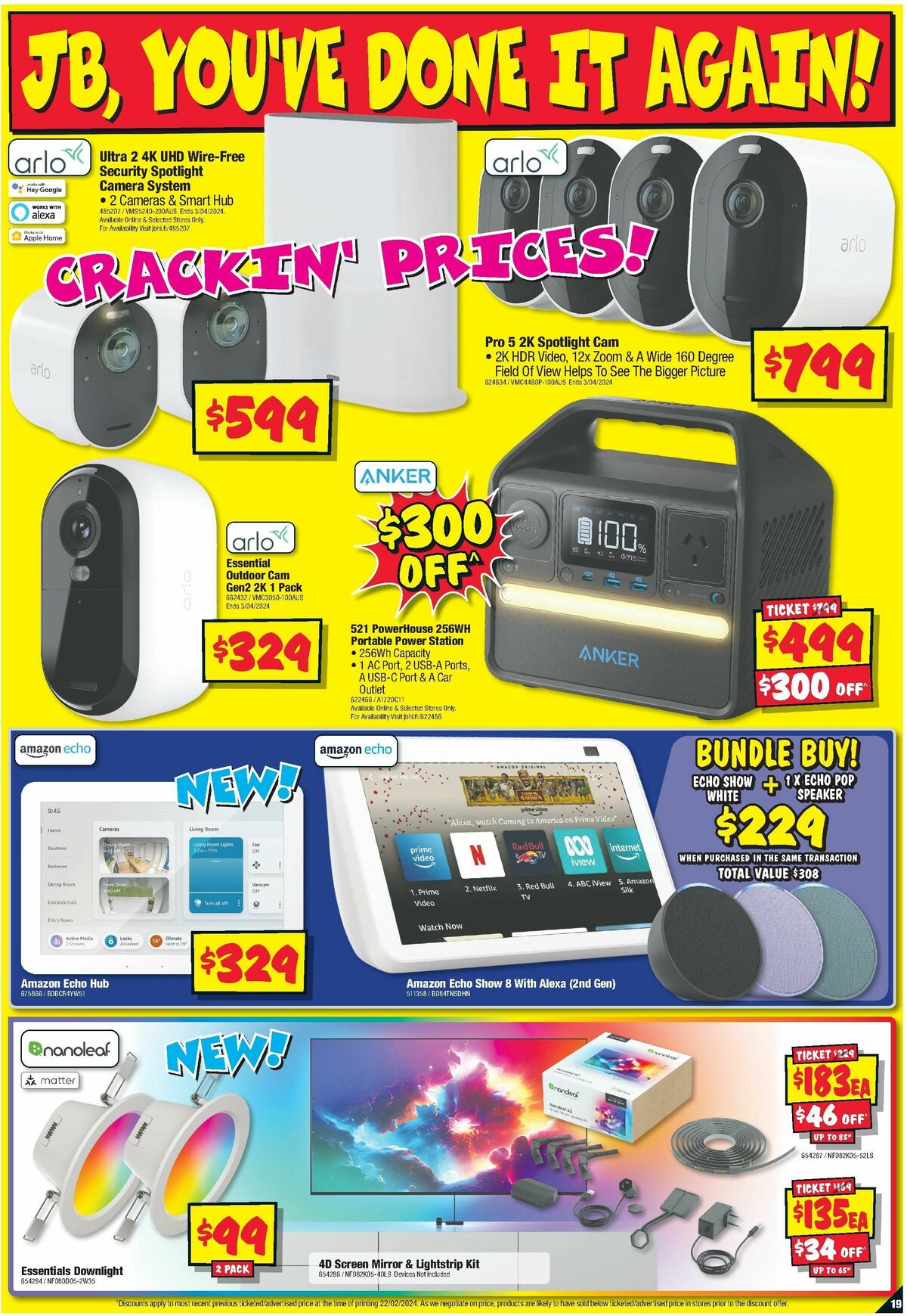 JB Hi-Fi Catalogues from 7 March