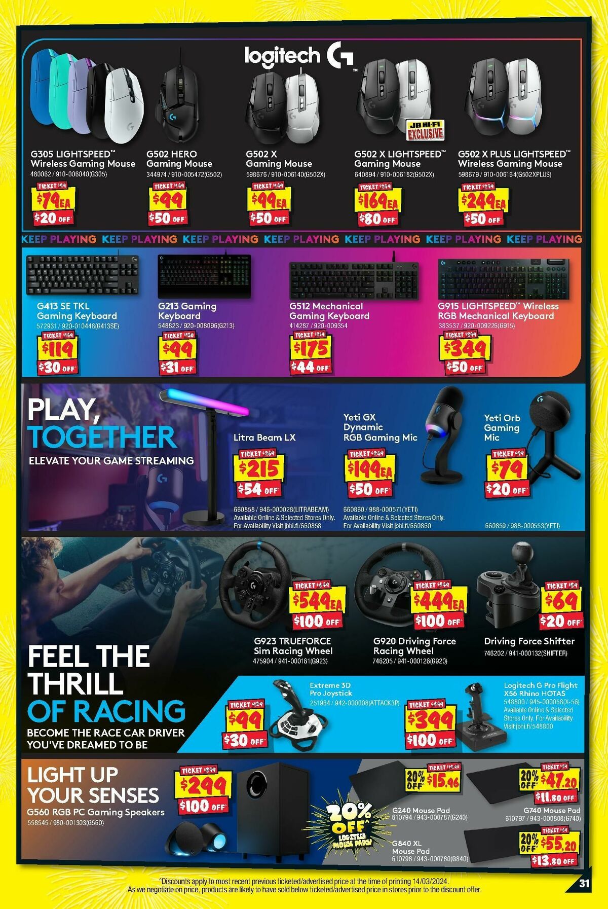 JB Hi-Fi Catalogues from 28 March