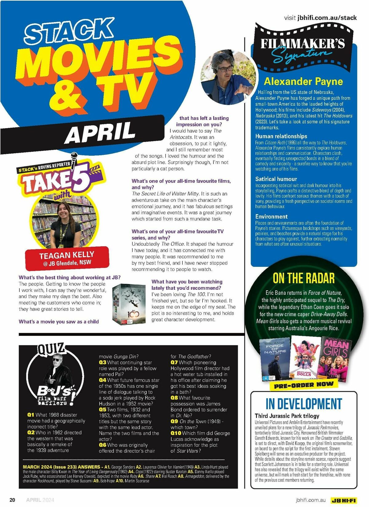 JB Hi-Fi Magazine April Catalogues from 1 April