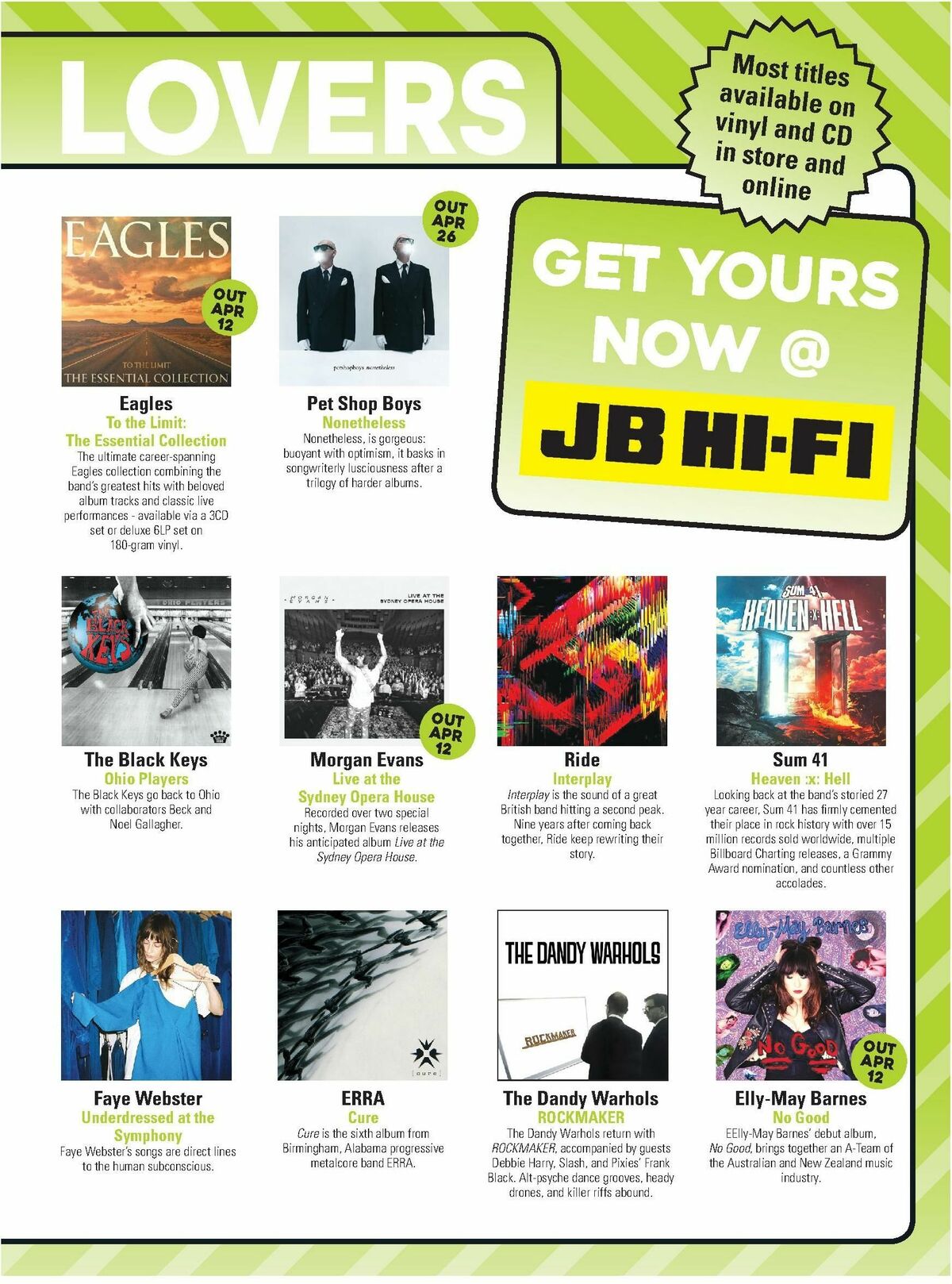 JB Hi-Fi Magazine April Catalogues from 1 April