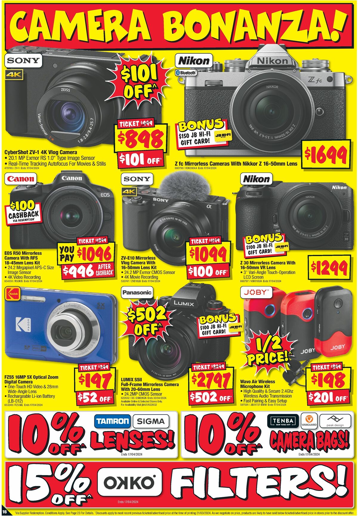 JB Hi-Fi Stocktake Madness Catalogues from 4 April