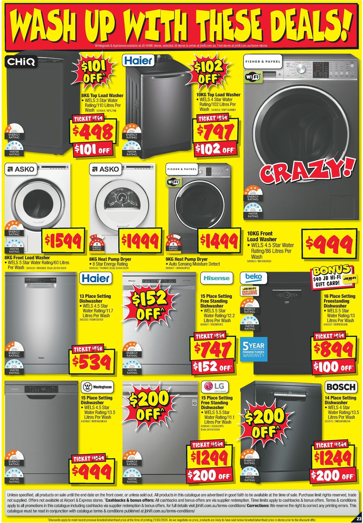 JB Hi-Fi Stocktake Madness Catalogues from 4 April