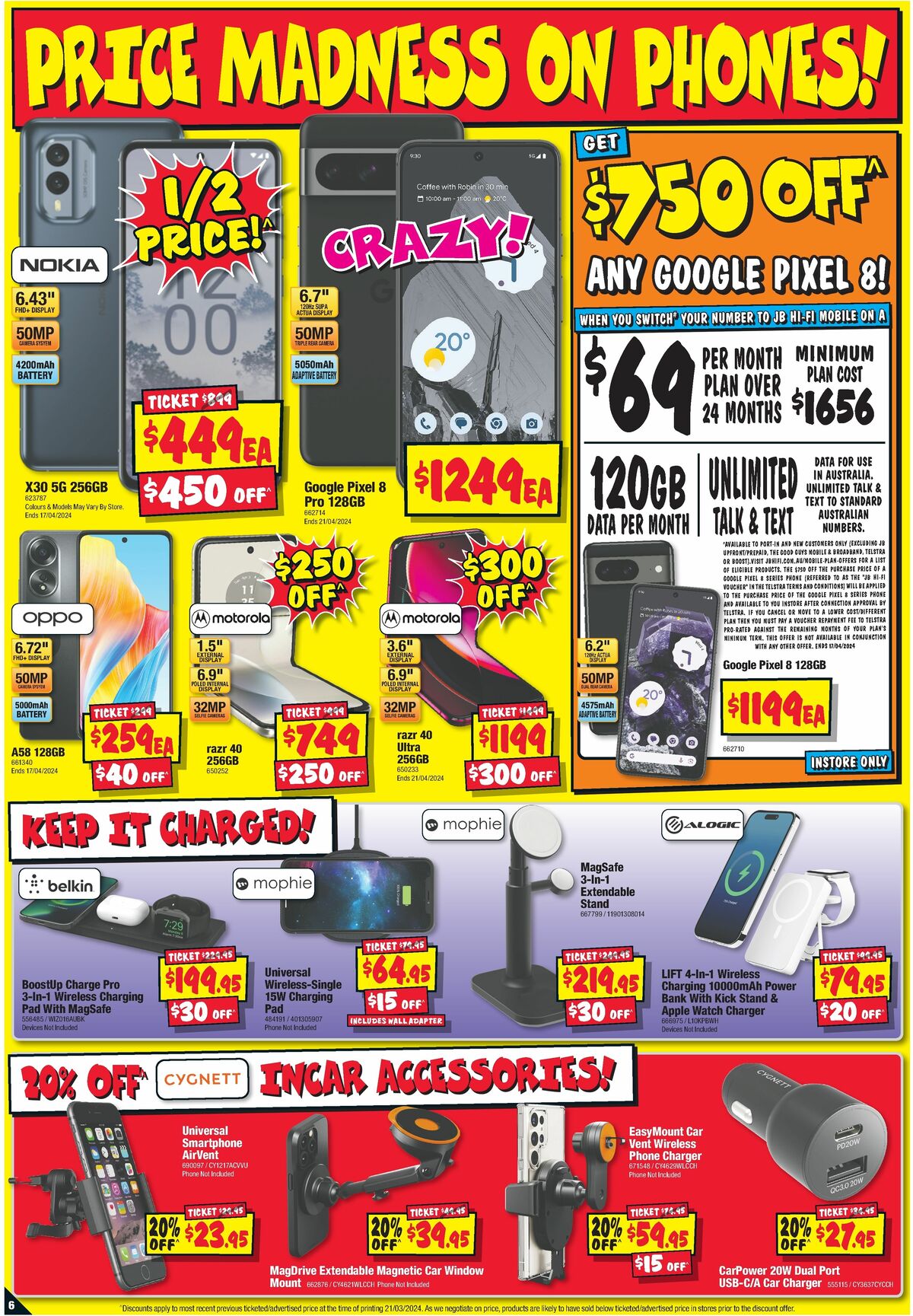 JB Hi-Fi Stocktake Madness Catalogues from 4 April