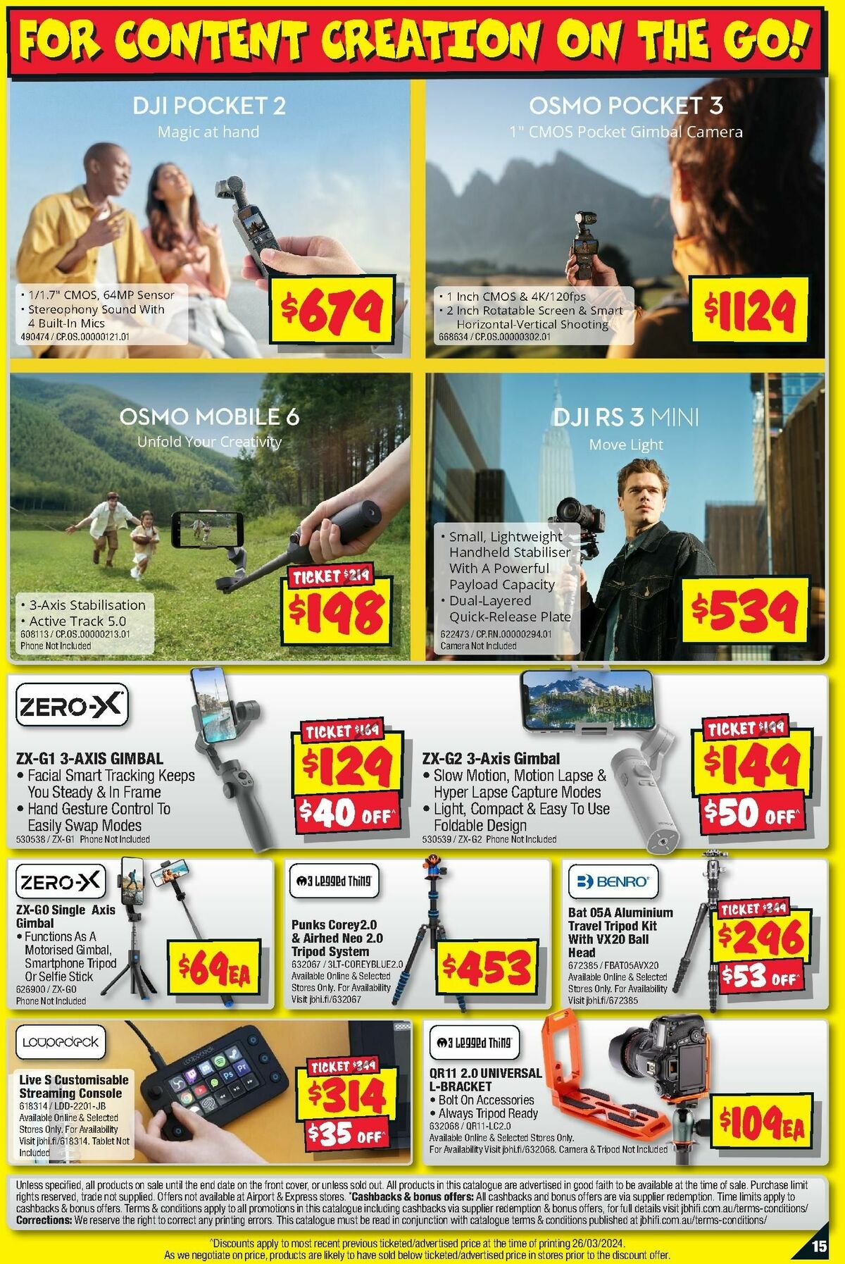 JB Hi-Fi Camera Bonanza Catalogues from 4 April