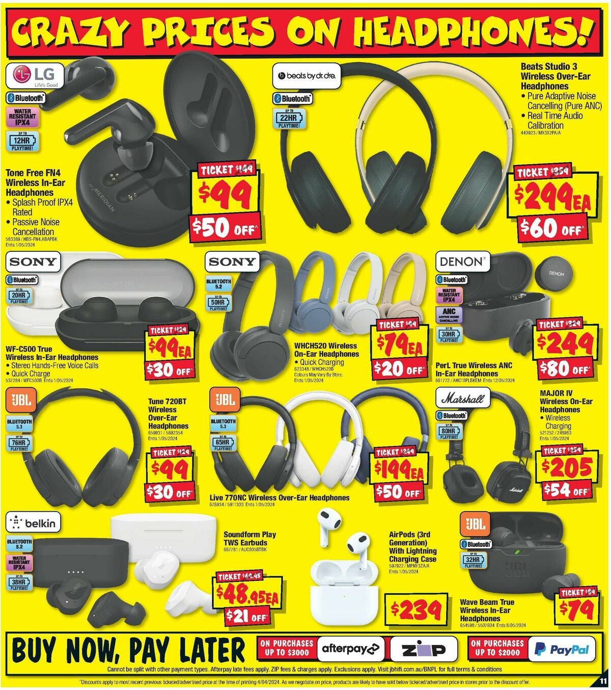 JB Hi-Fi Catalogues from 18 April