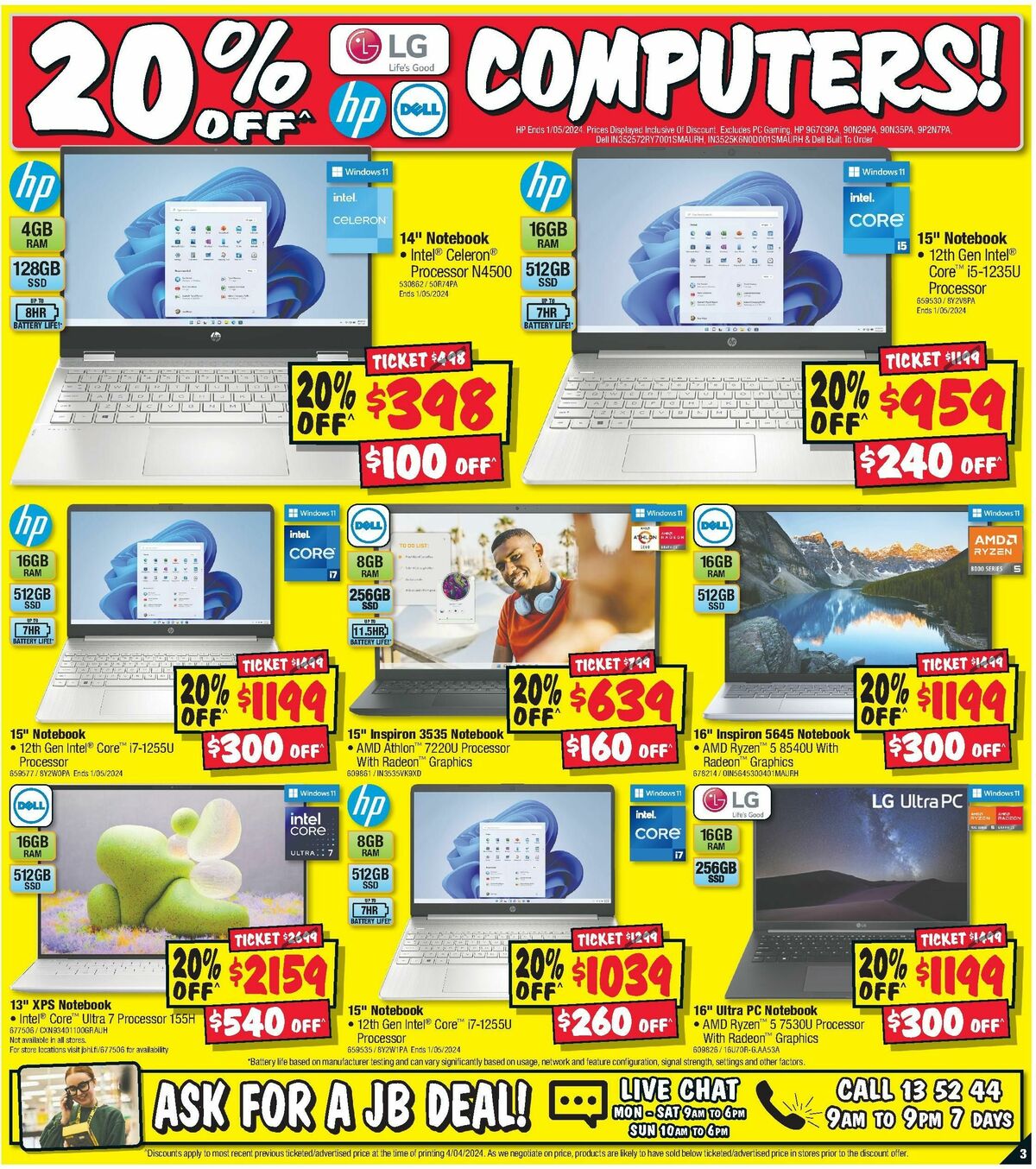 JB Hi-Fi Catalogues from 18 April