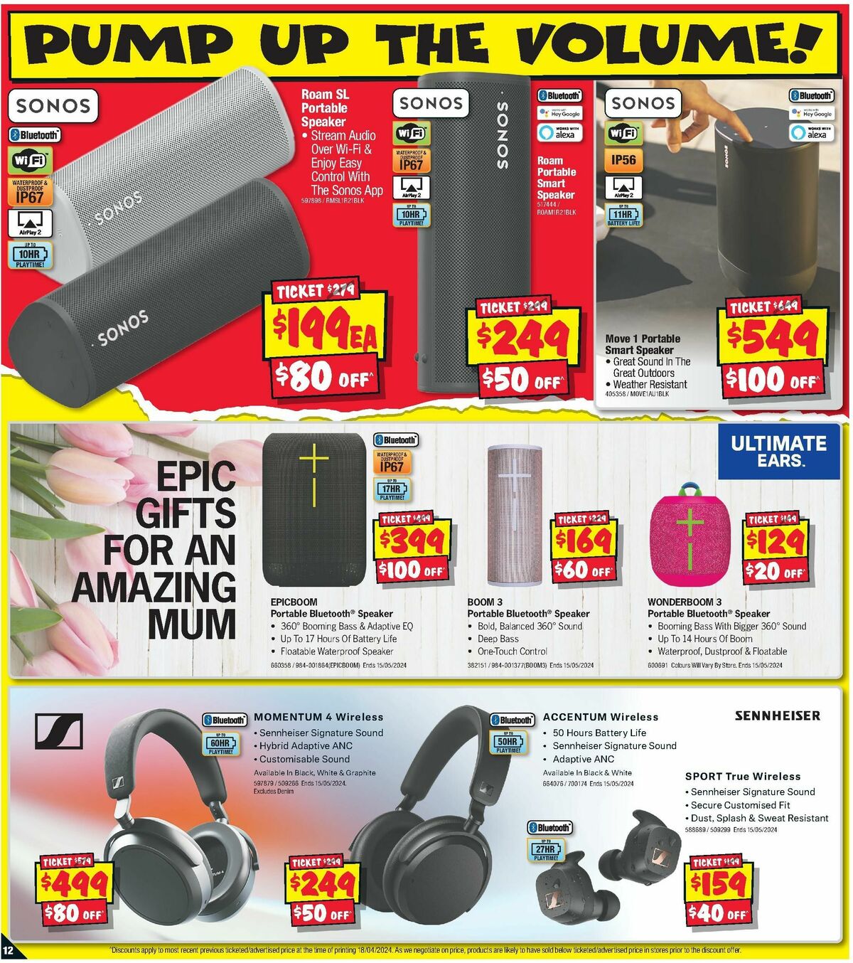 JB Hi-Fi Make mum's day! Catalogues from 2 May