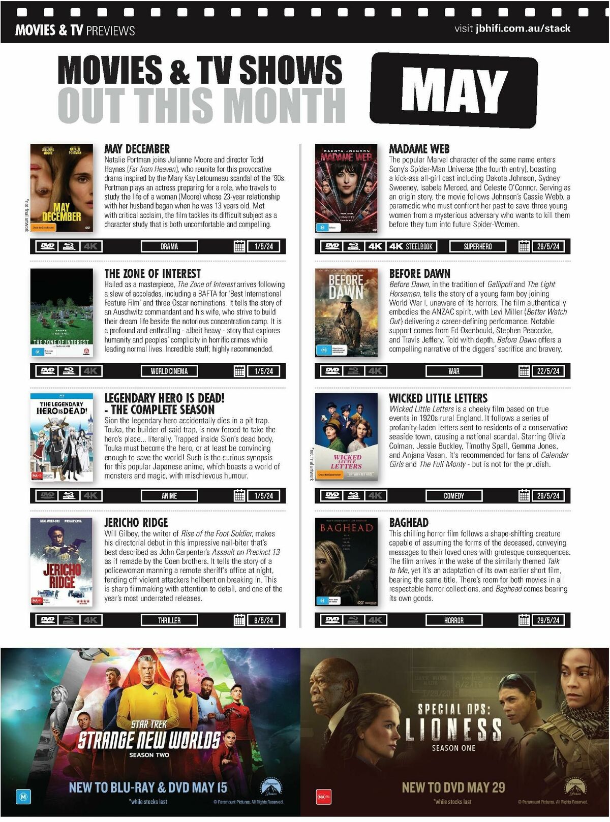 JB Hi-Fi Magazine May Catalogues from 1 May